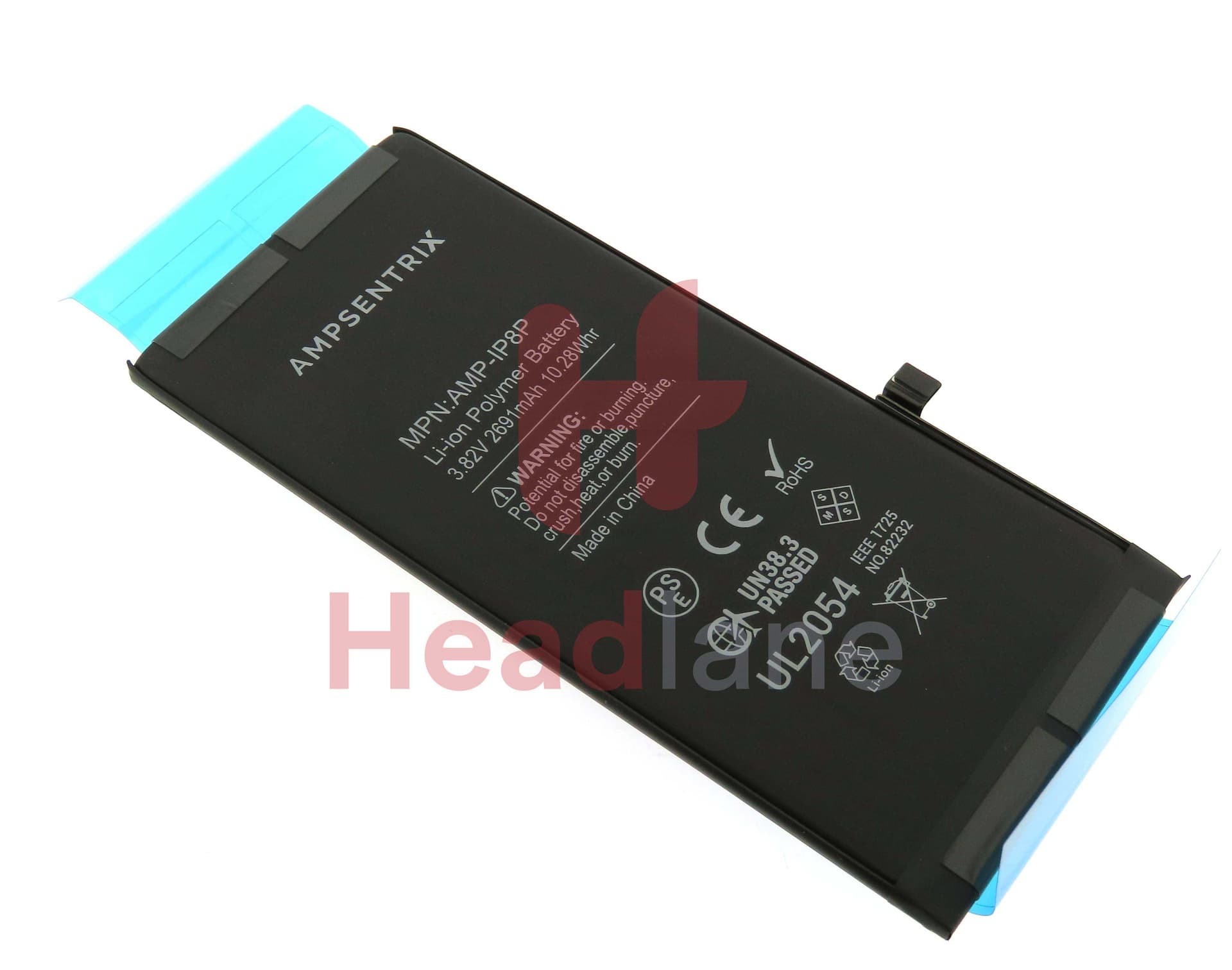Apple iPhone 8 Plus Compatible Replacement Battery (AmpSentrix) - MS-018 - Ampsentrix Replacement Part