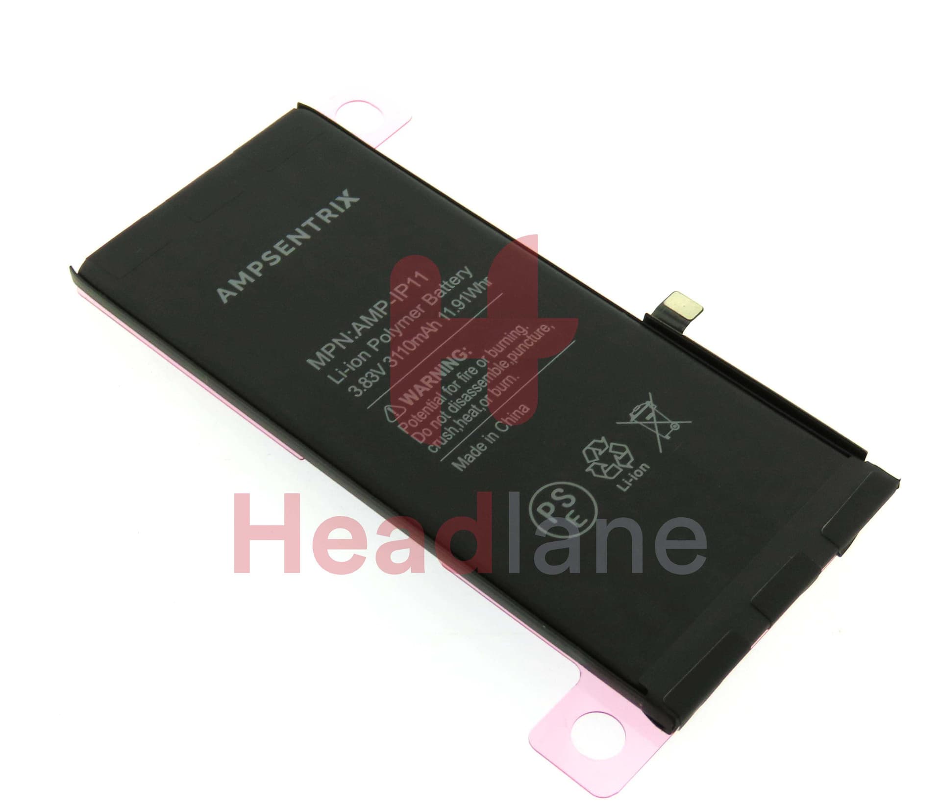 Apple iPhone 11 Compatible Replacement Battery (AmpSentrix) - MS-019 - Ampsentrix Replacement Part