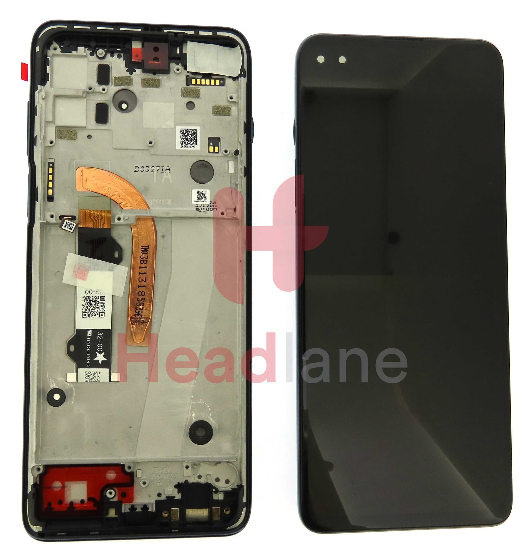 Motorola XT2125 Moto G100 LCD Display / Screen + Touch - Grey - 5D68C18395 - Lenovo / Motorola Replacement Part