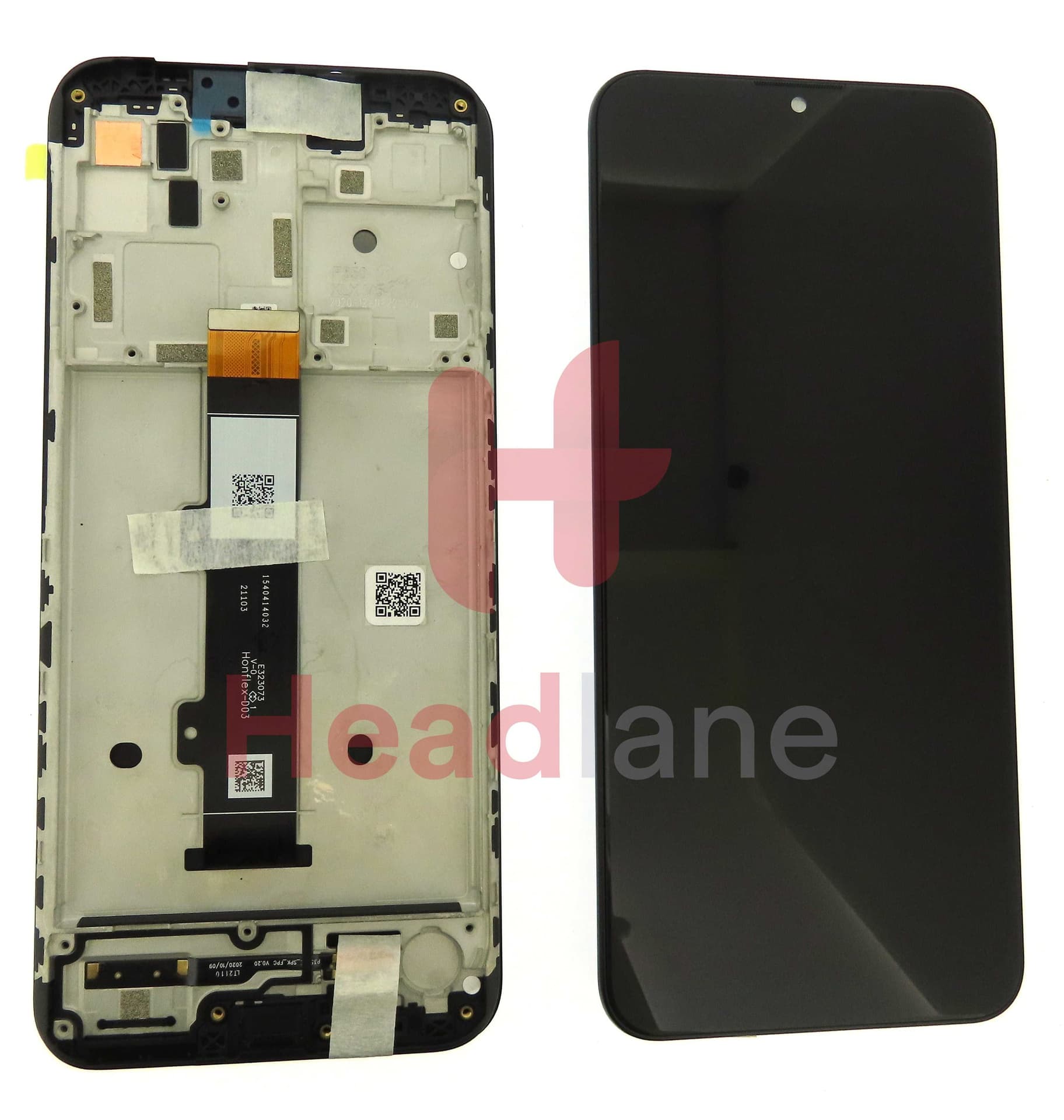 Motorola XT2127 Moto G10  LCD Display / Screen + Touch - Black - 5D18C18090 - Lenovo / Motorola Replacement Part