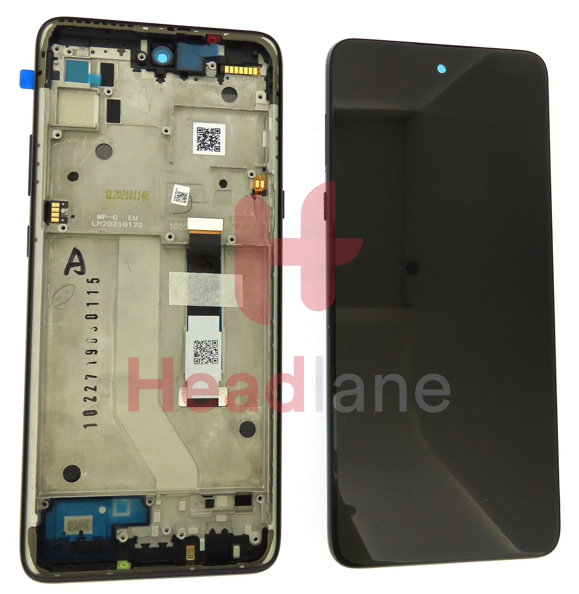 Motorola XT2113 Moto G 5G LCD Display / Screen + Touch - Grey - 5D68C17616 - Lenovo / Motorola Replacement Part