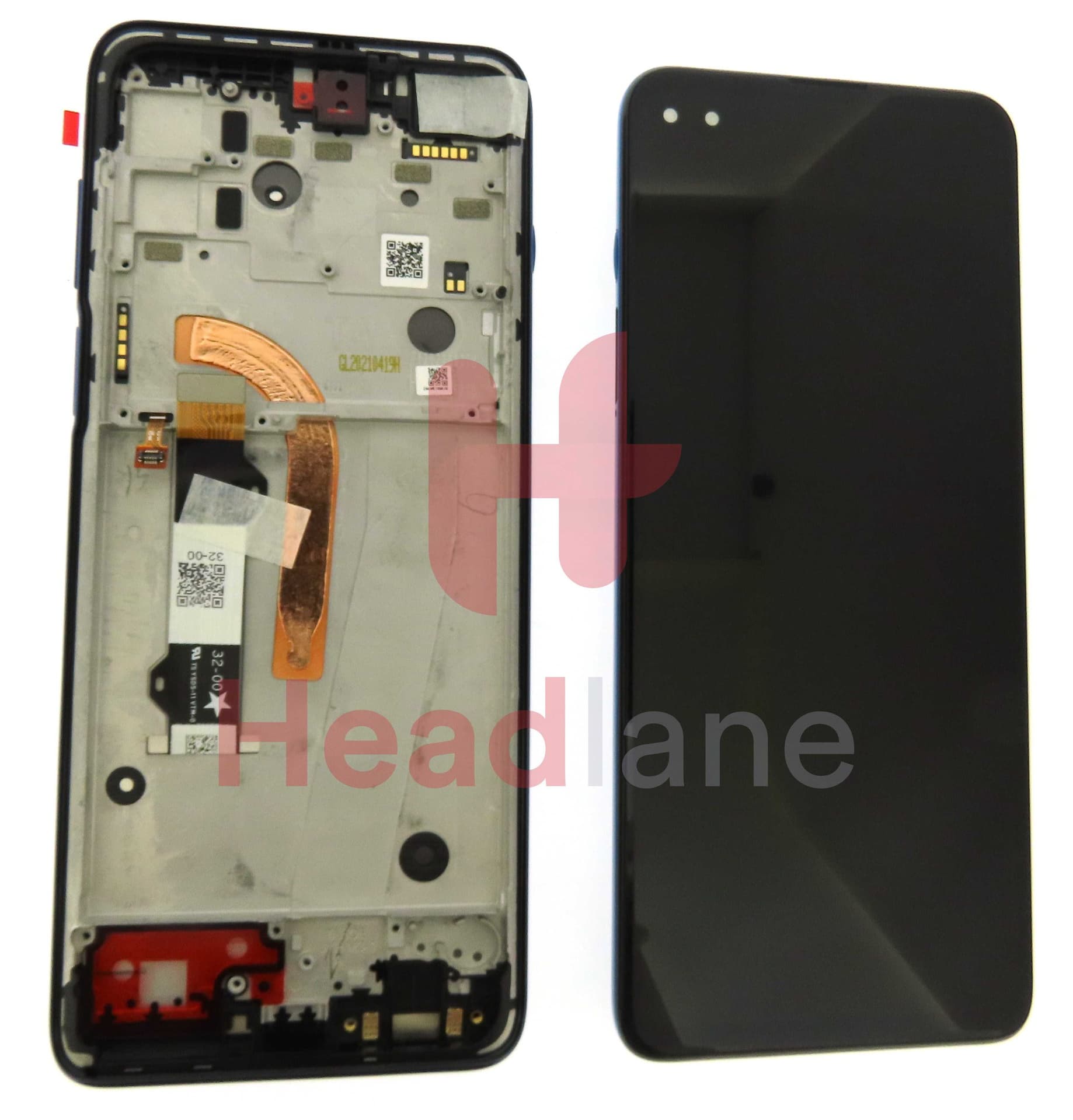 Motorola XT2125 Moto G100 LCD Display / Screen + Touch - Blue - 5D68C18070 - Lenovo / Motorola Replacement Part