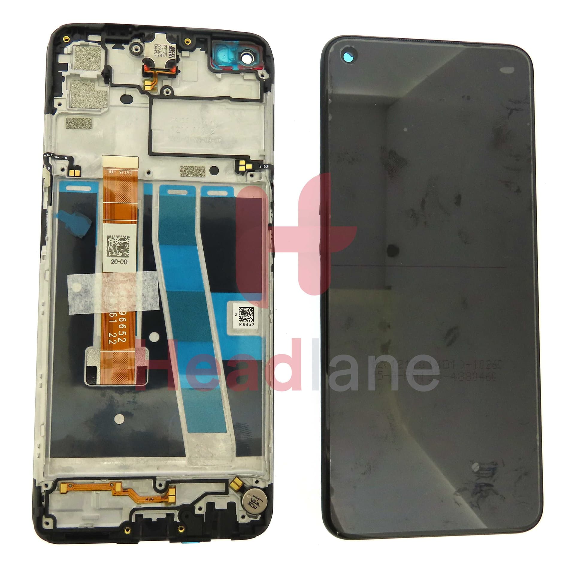 Oppo CPH2069 A52 LCD Display / Screen + Touch - Black - 4904028 - Oppo Replacement Part