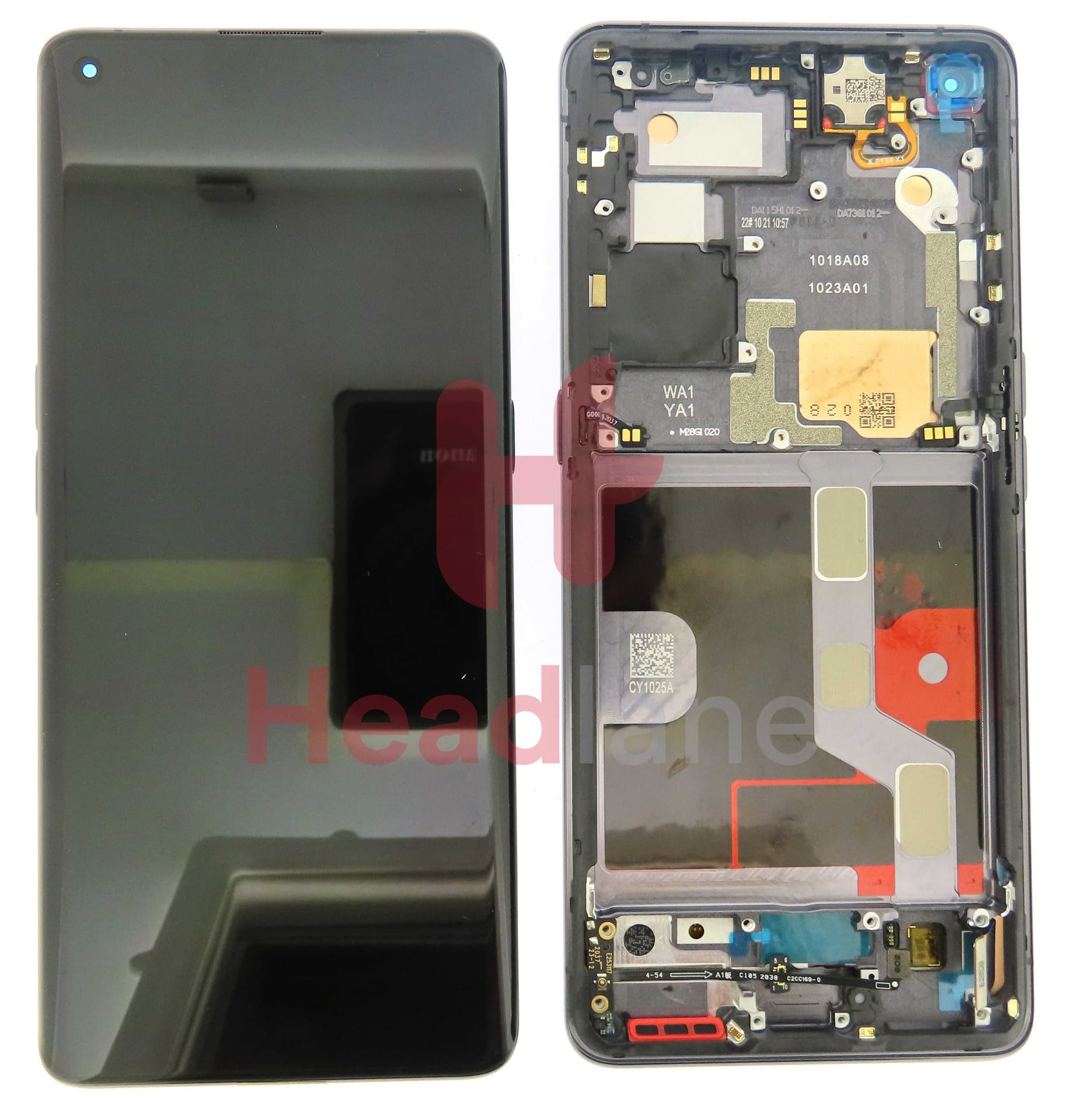 Oppo CPH2025 Find X2 Pro LCD Display / Screen + Touch - Black - 4903839 - Oppo Replacement Part