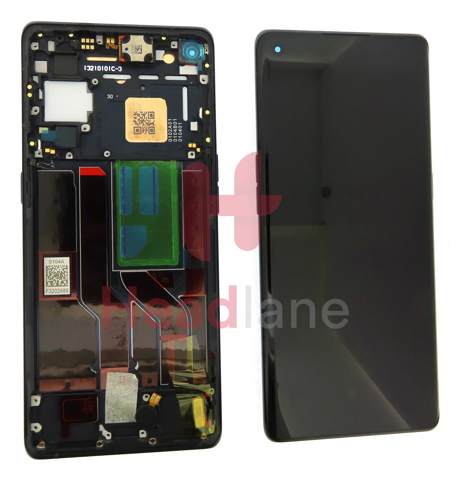 Oppo CPH2207 Find X3 Neo LCD Display / Screen + Touch - Black - 4906179 - Oppo Replacement Part