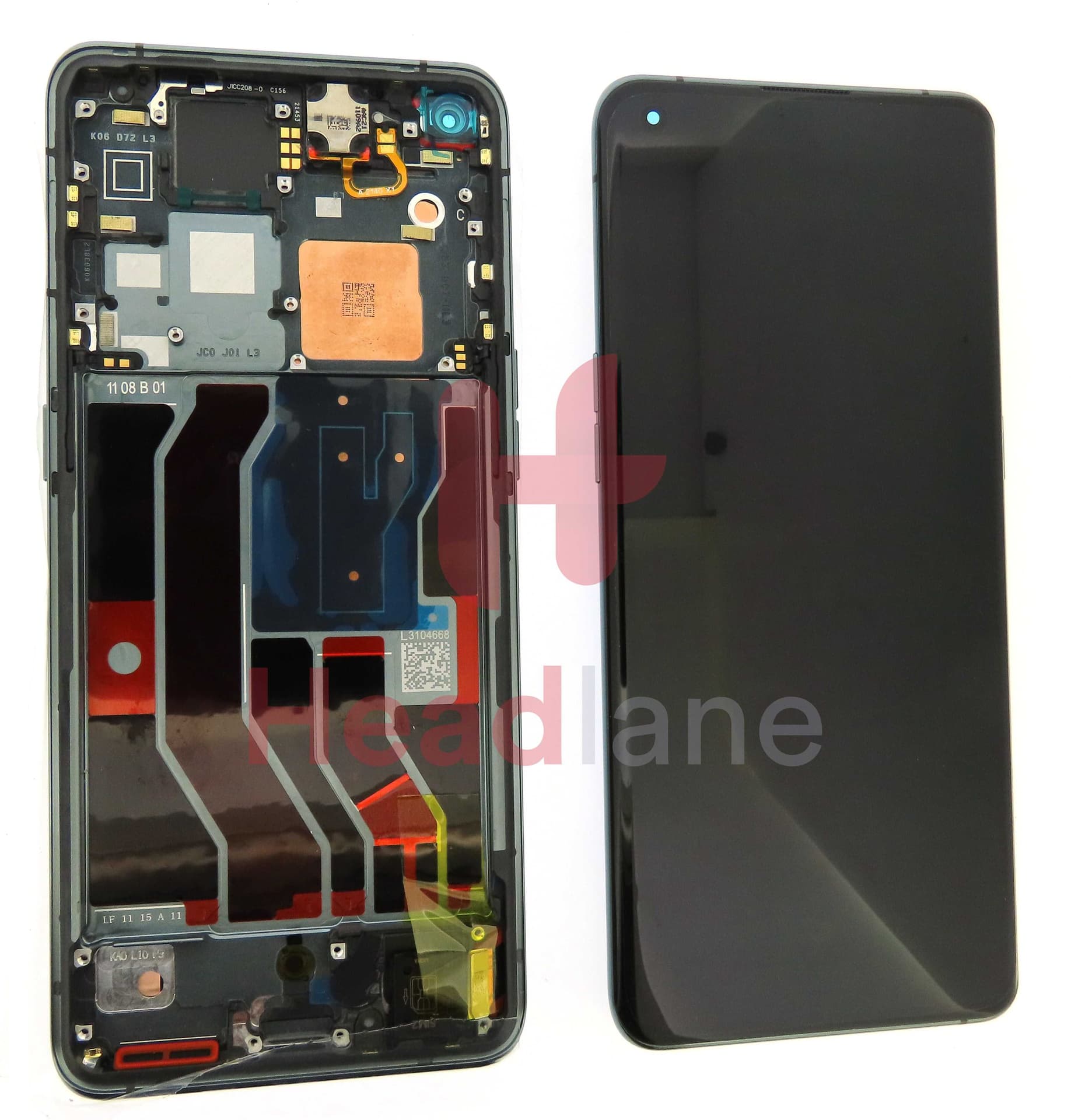 Oppo CPH2173 Find X3 Pro LCD Display / Screen + Touch - Black - 4906614 - Oppo Replacement Part