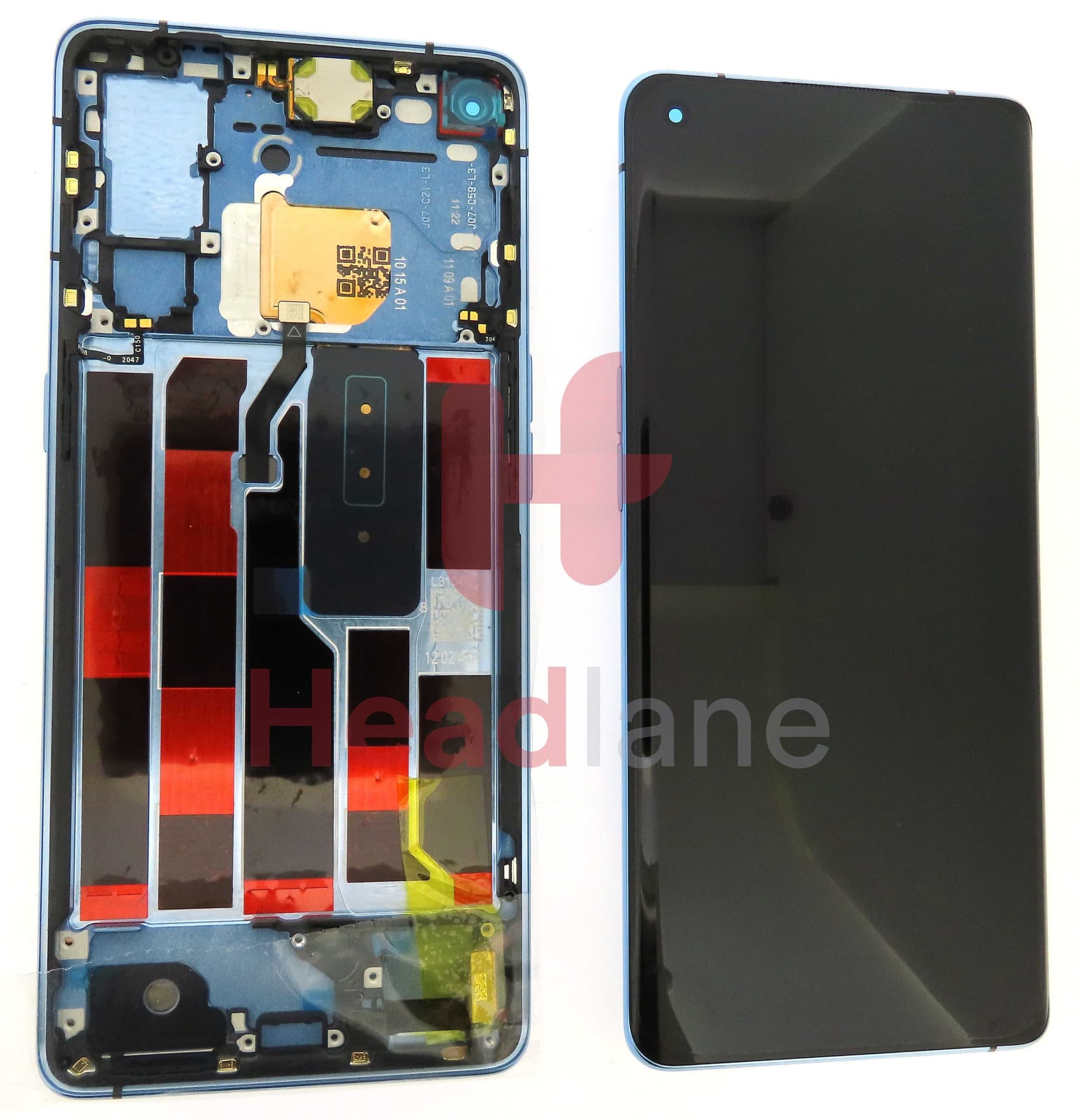 Oppo CPH2089 Reno4 Pro 5G LCD Display / Screen + Touch - Blue - 4904737 - Oppo Replacement Part