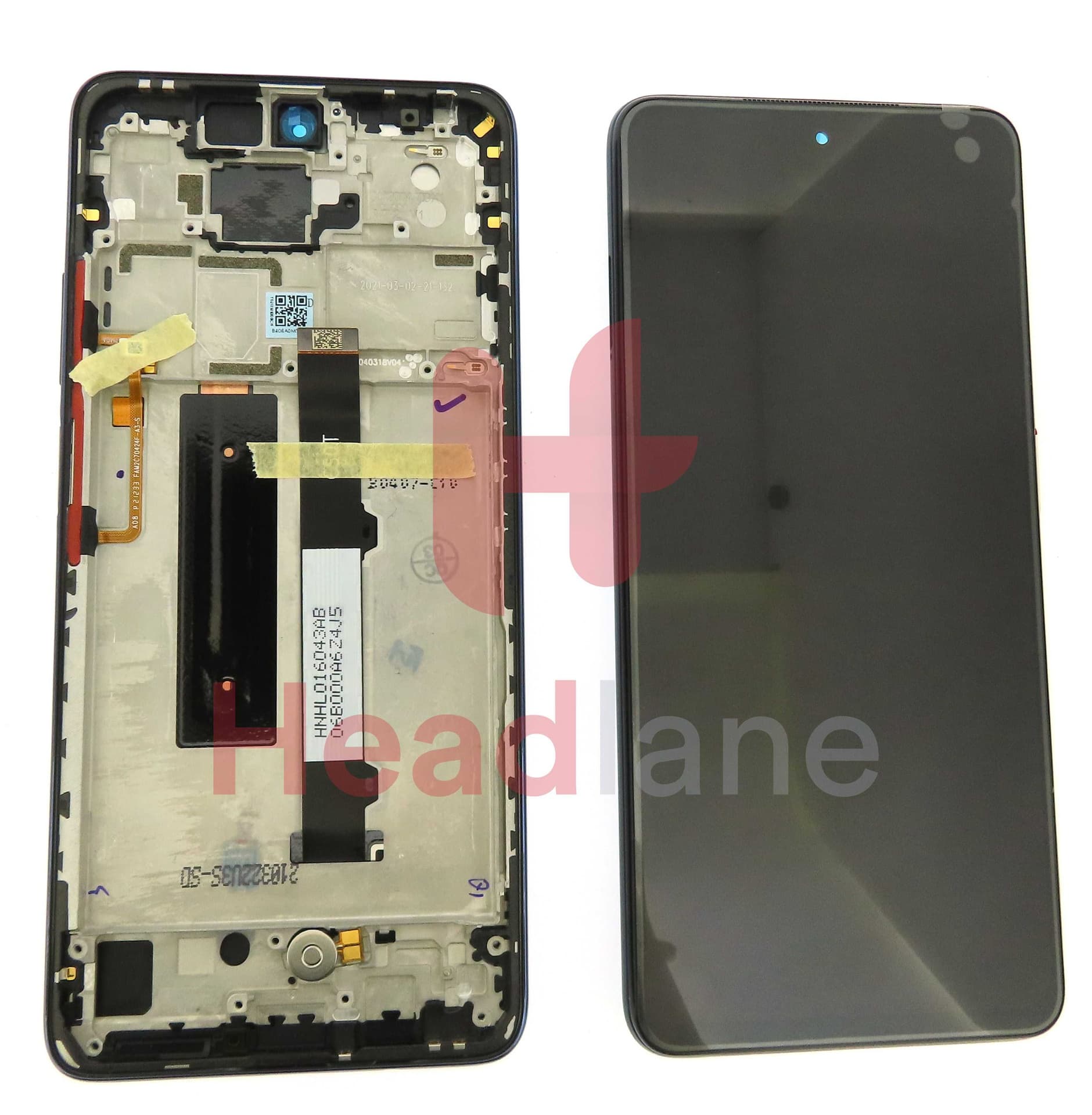 Xiaomi Mi 10T Lite 5G LCD Display / Screen + Touch - Blue - 5600030J1700 - Xiaomi Replacement Part