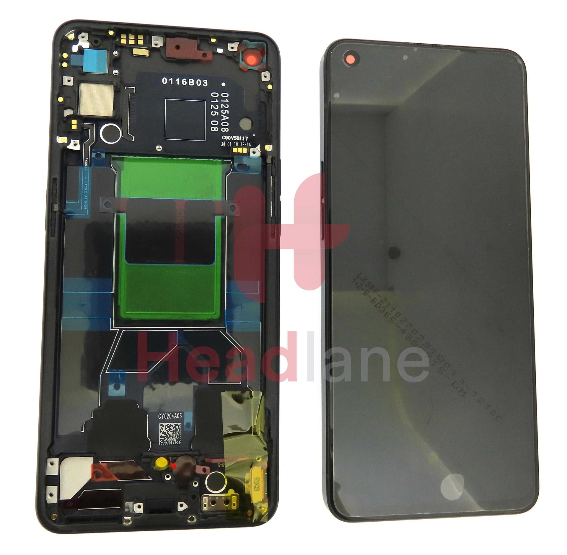 Oppo CPH2251 Reno6 5G  LCD Display / Screen + Touch - Black - 4907749 - Oppo Replacement Part