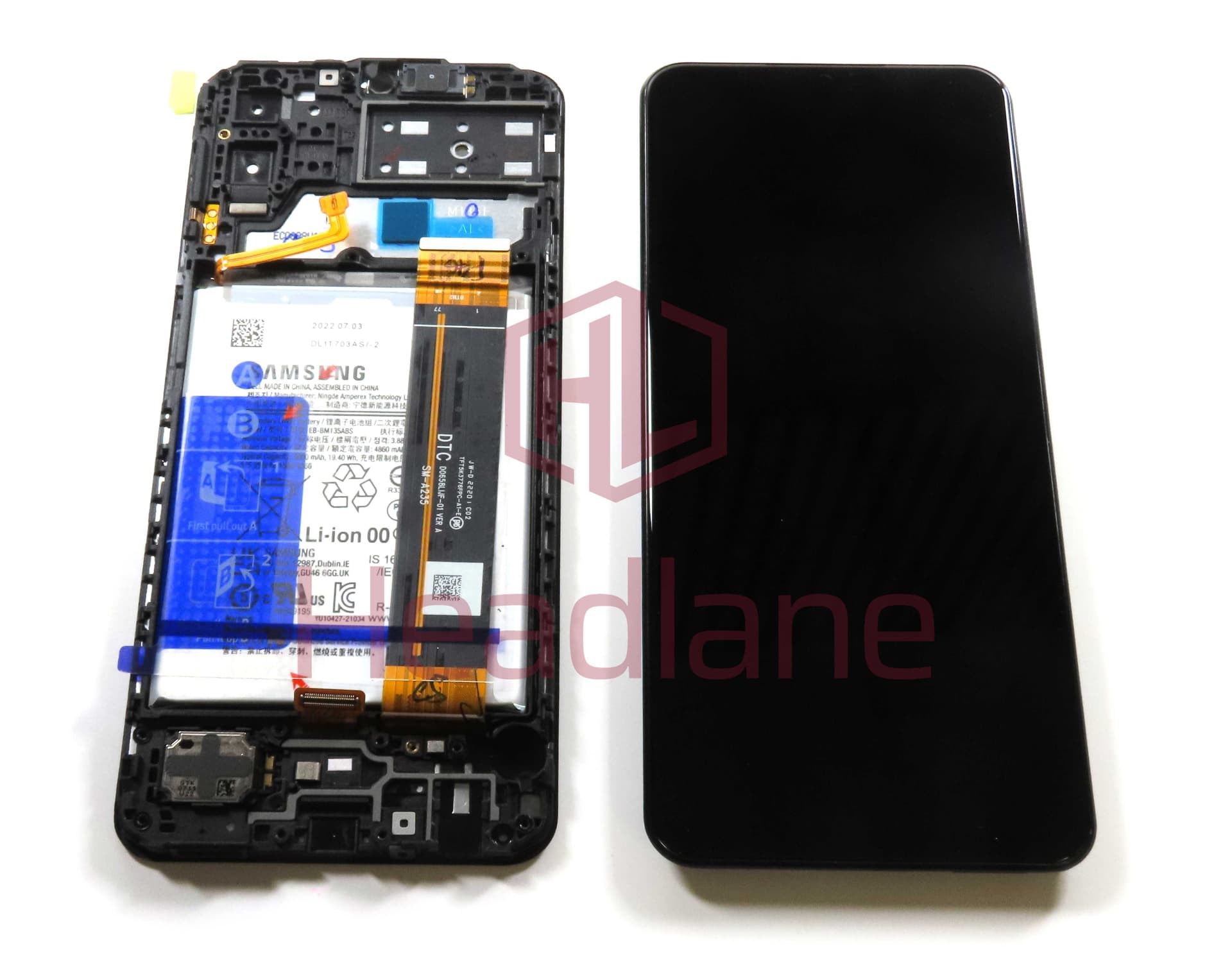 Samsung SM-M135 Galaxy M13 LCD Display / Screen + Touch + Battery - GH82-29135A