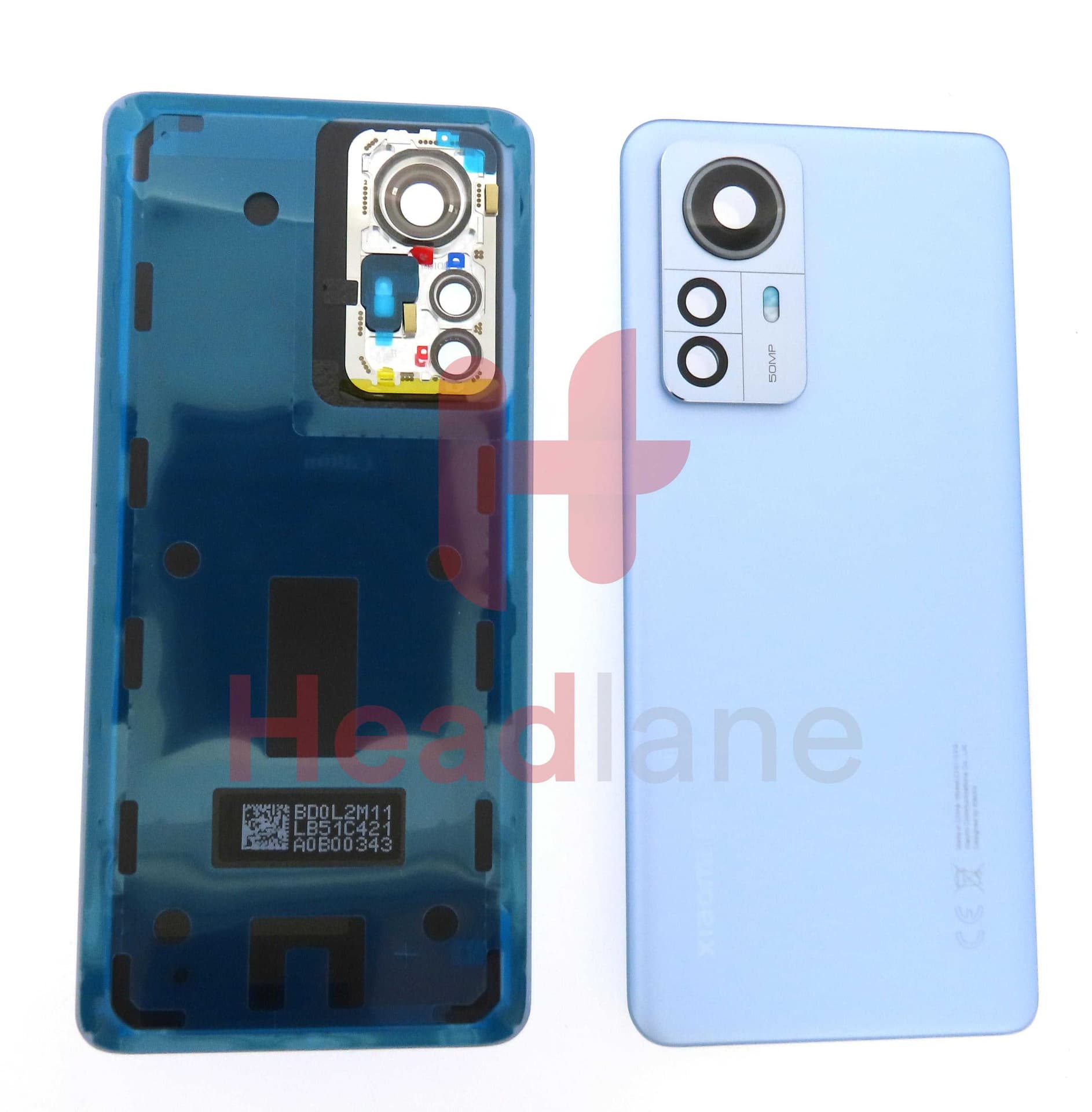 Xiaomi 12 Pro Back / Battery Cover - Blue - 56000H00L200 - Xiaomi Replacement Part