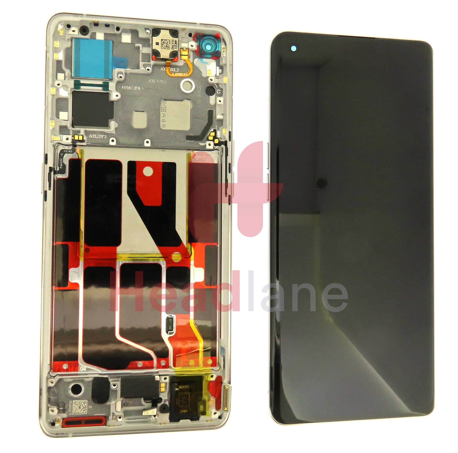 Oppo CPH2307 Find X5 LCD Display / Screen + Touch - White - 4130016 - Oppo Replacement Part