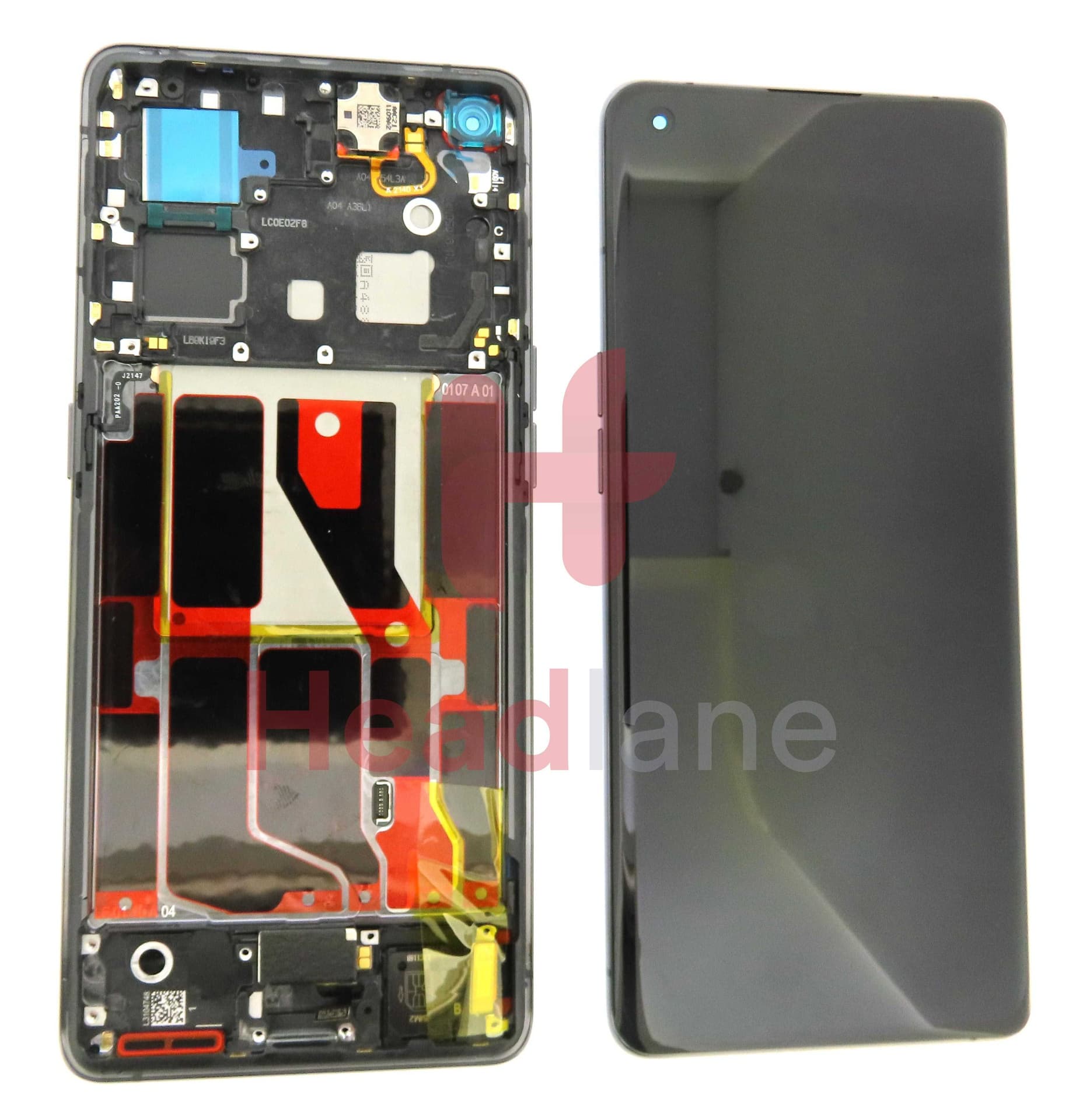 Oppo CPH2307 Find X5 LCD Display / Screen + Touch - Black - 4130031 - Oppo Replacement Part