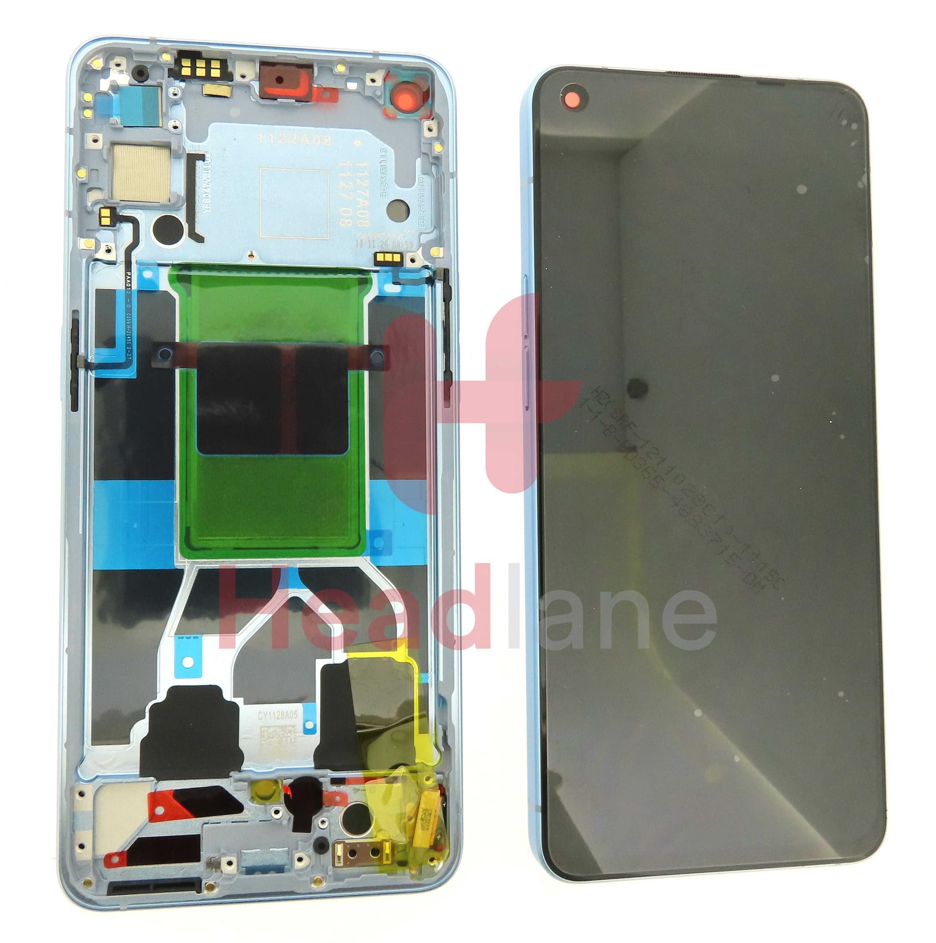 Oppo CPH2251 Reno6 5G  LCD Display / Screen + Touch - Blue - 4907750 - Oppo Replacement Part