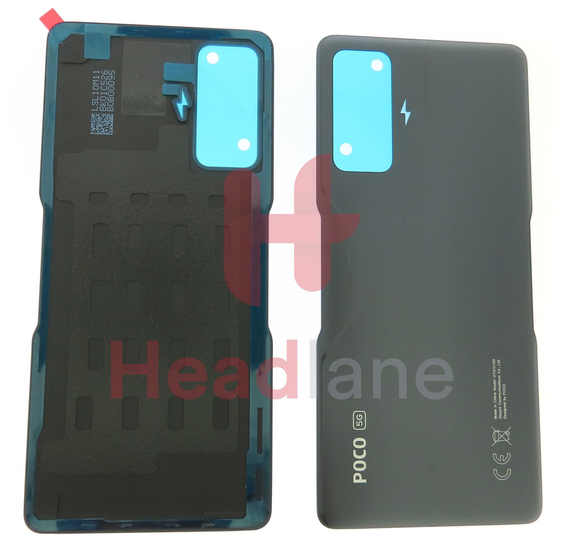 Xiaomi Poco F4 GT Back / Battery Cover - Black - 55050001LH4J - Xiaomi Replacement Part