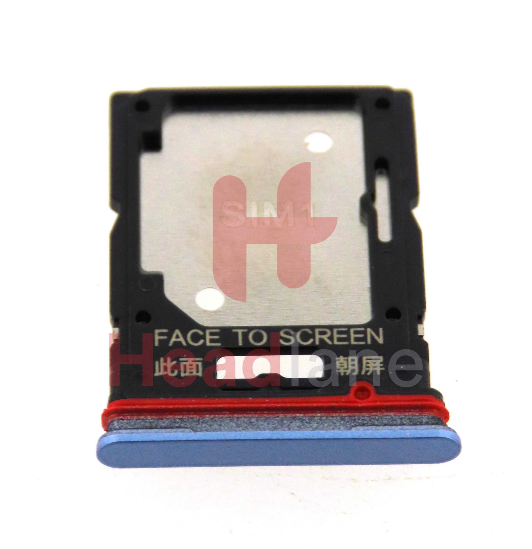 Xiaomi Redmi Note 11 Pro+ 5G SIM / Memory Card Tray - Blue - 48200000DQ3W - Xiaomi Replacement Part