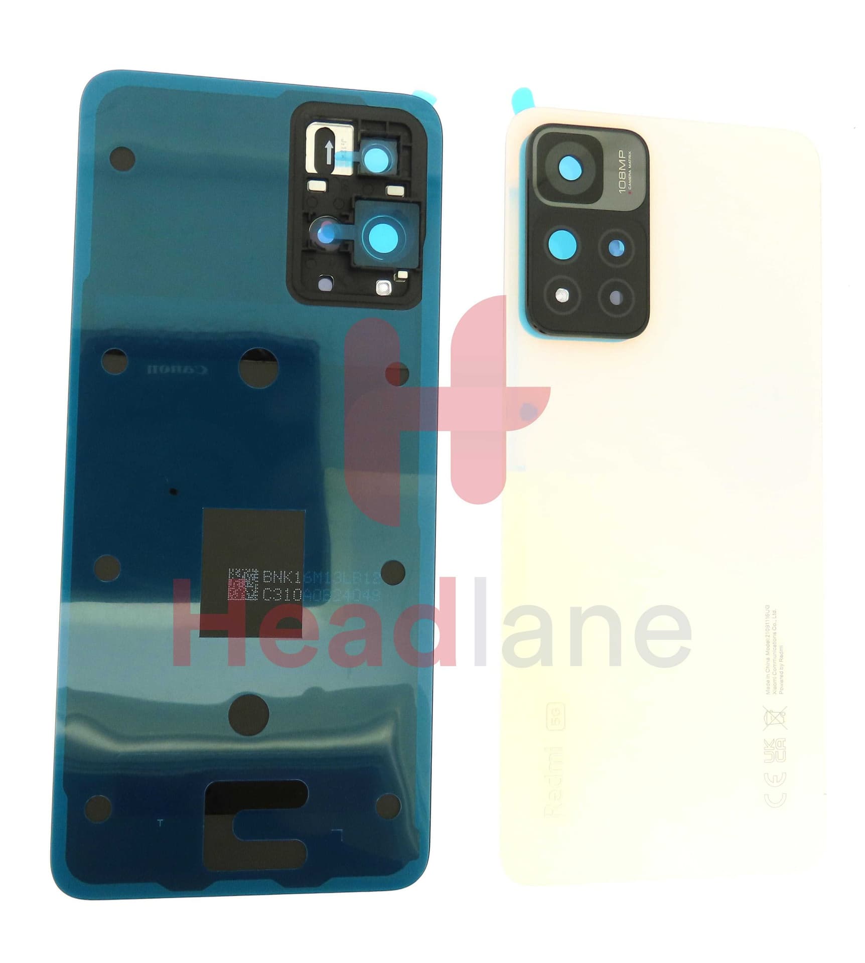 Xiaomi Redmi Note 11 Pro+ 5G Back / Battery Cover - Blue - 56000CK16U00 - Xiaomi Replacement Part
