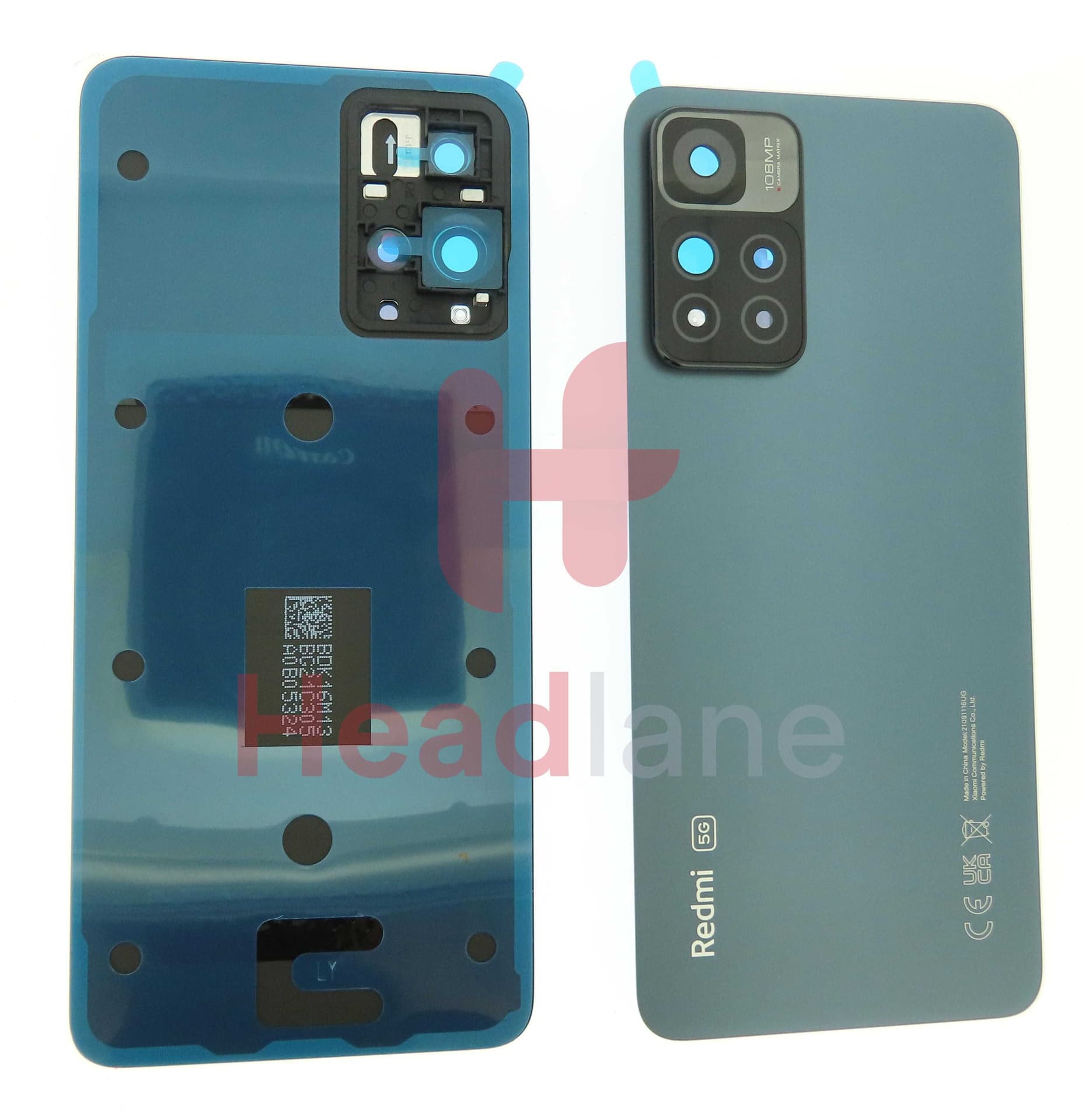Xiaomi Redmi Note 11 Pro+ 5G Back / Battery Cover - Green - 56000FK16U00 - Xiaomi Replacement Part