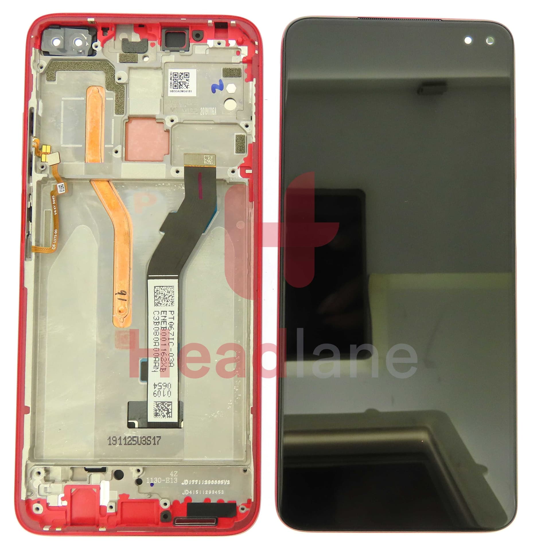 Xiaomi Redmi K30 / Poco X2 LCD Display / Screen + Touch - Red - 5600030G7B00 - Xiaomi Replacement Part