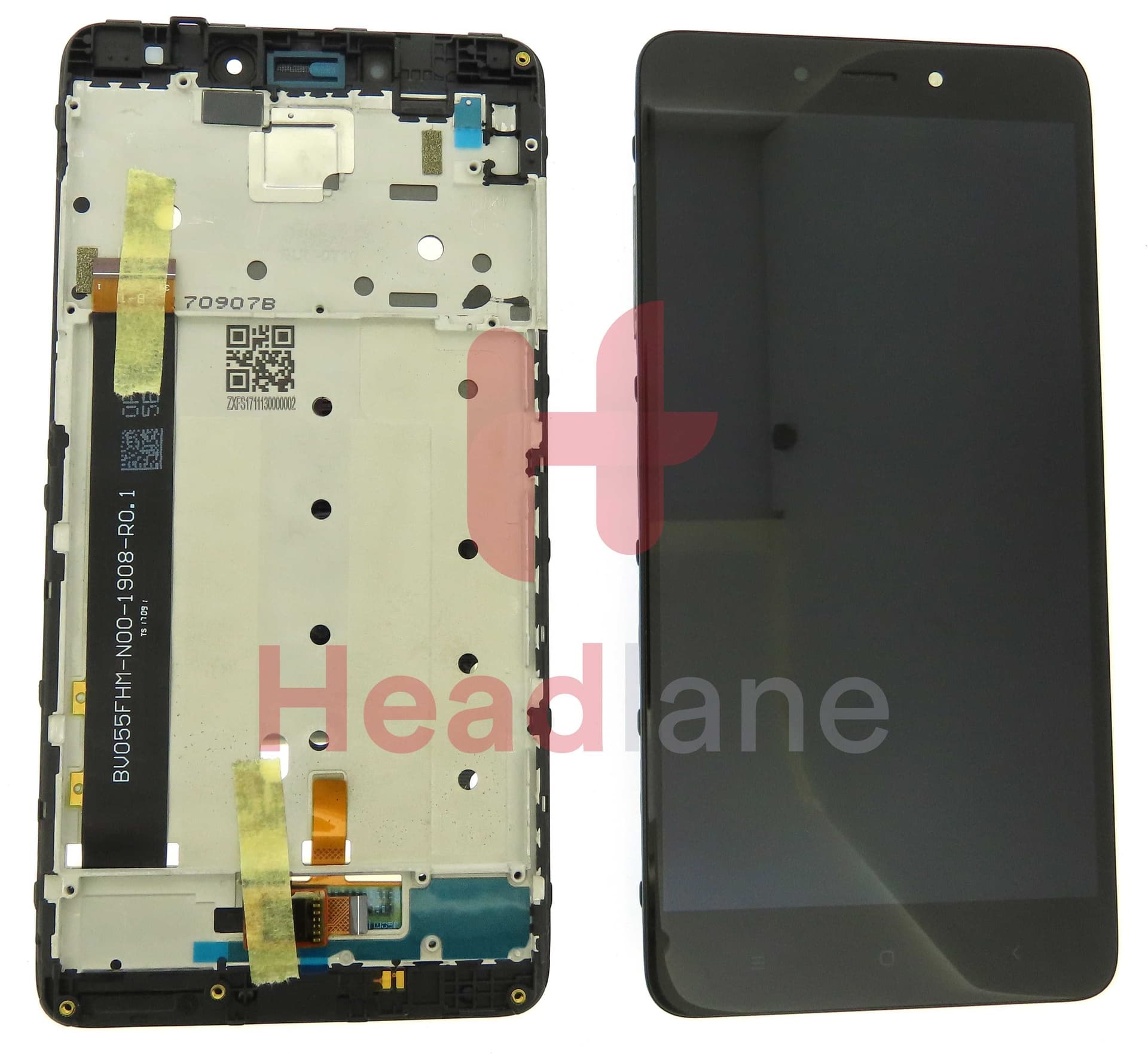 Xiaomi Redmi Note 4 LCD Display / Screen + Touch - Black - 560610110033 - Xiaomi Replacement Part
