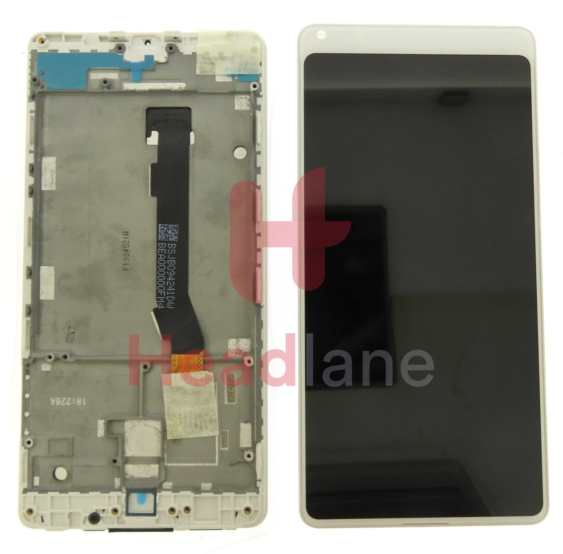 Xiaomi Mi Mix 2 LCD Display / Screen + Touch - White - 56000200D100 - Xiaomi Replacement Part