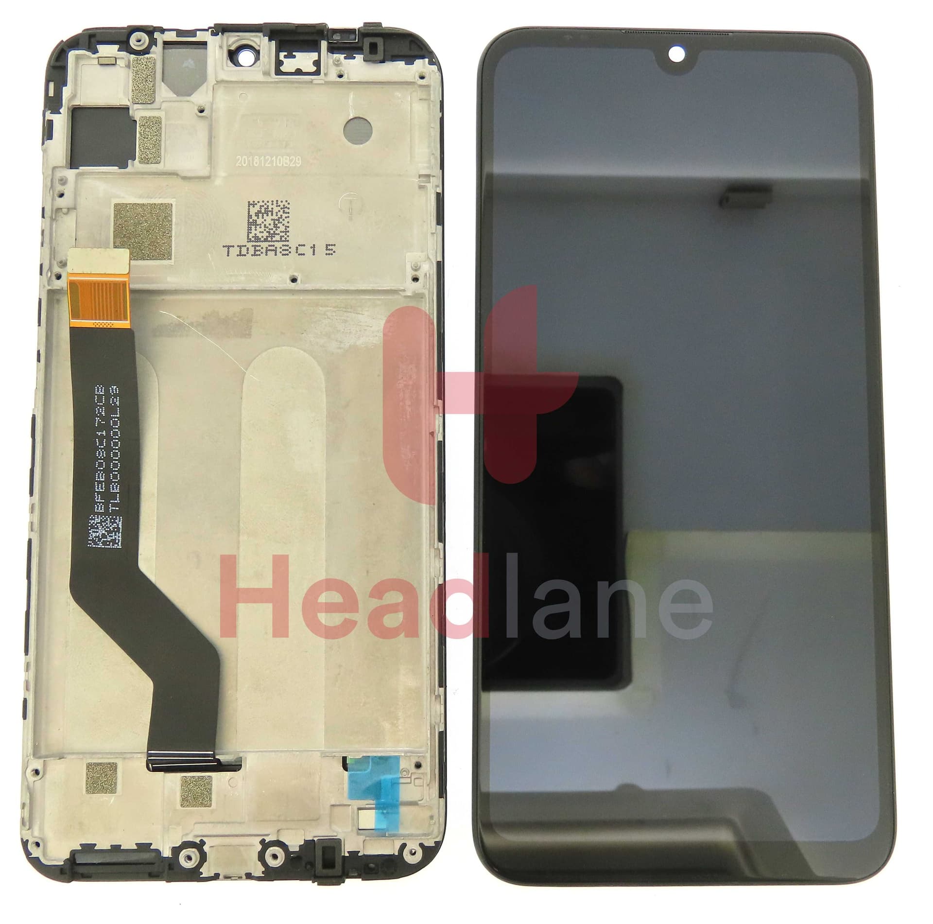 Xiaomi Mi Play LCD Display / Screen + Touch - Black - 56000400F900 - Xiaomi Replacement Part