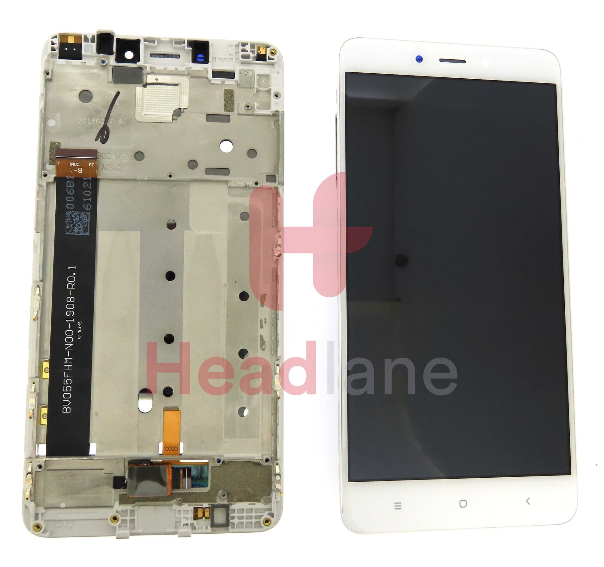 Xiaomi Redmi Note 4 LCD Display / Screen + Touch - White - 480058601004 - Xiaomi Replacement Part