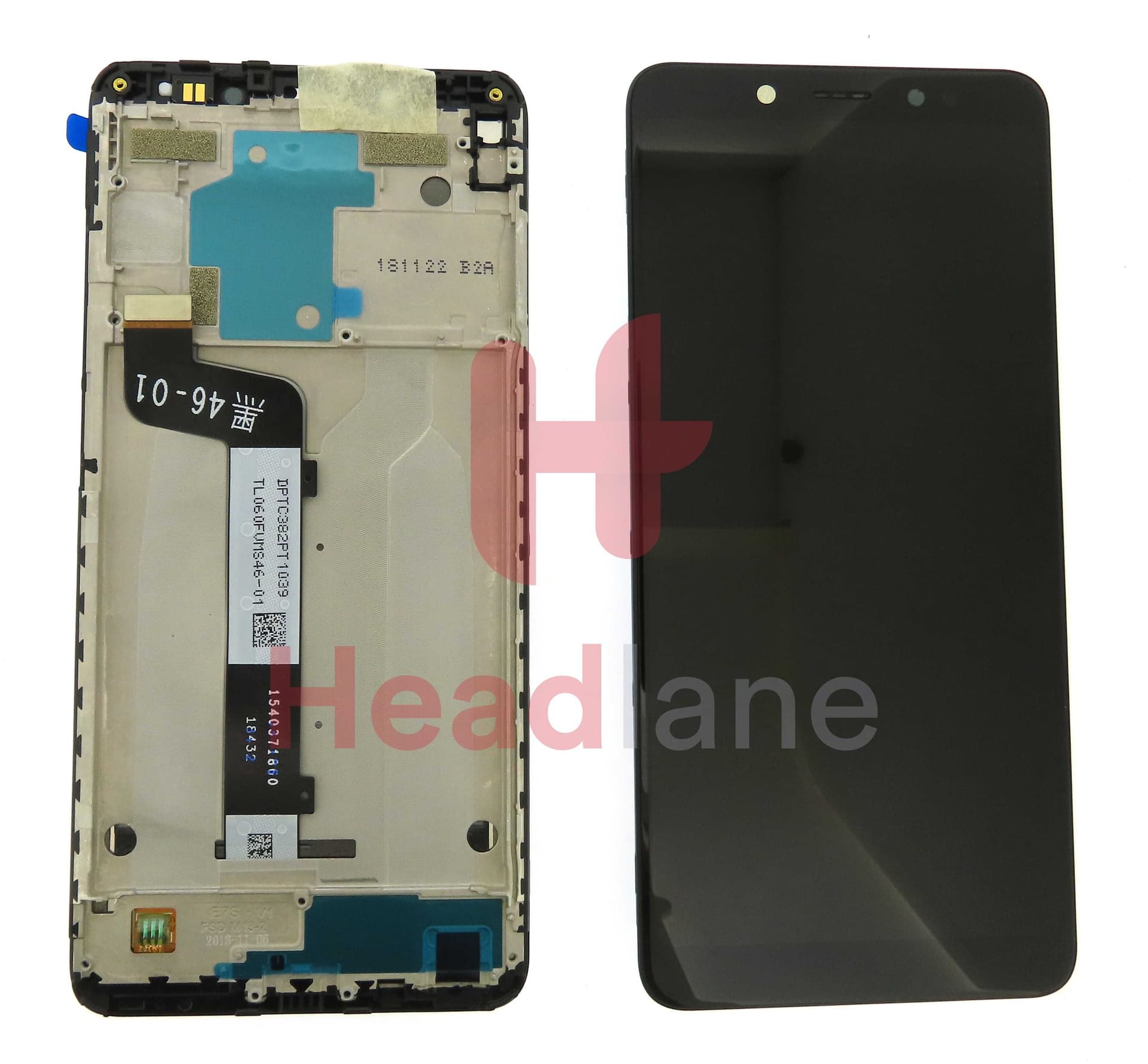 Xiaomi Redmi Note 5 LCD Display / Screen + Touch - Black - 560610027033 - Xiaomi Replacement Part