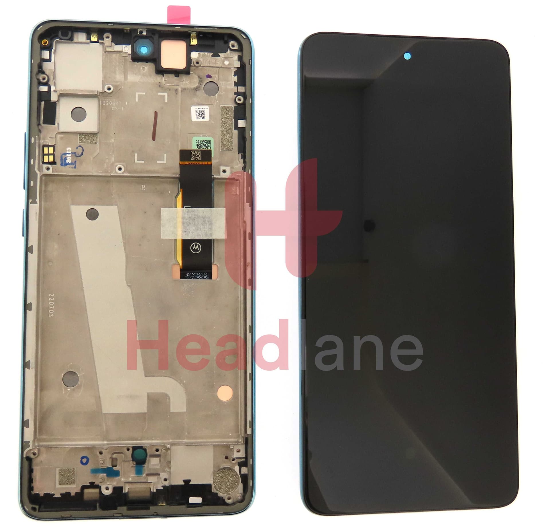 Motorola XT2203 Edge 30 LCD Display / Screen + Touch - Green - 5D68C20585 - Lenovo / Motorola Replacement Part