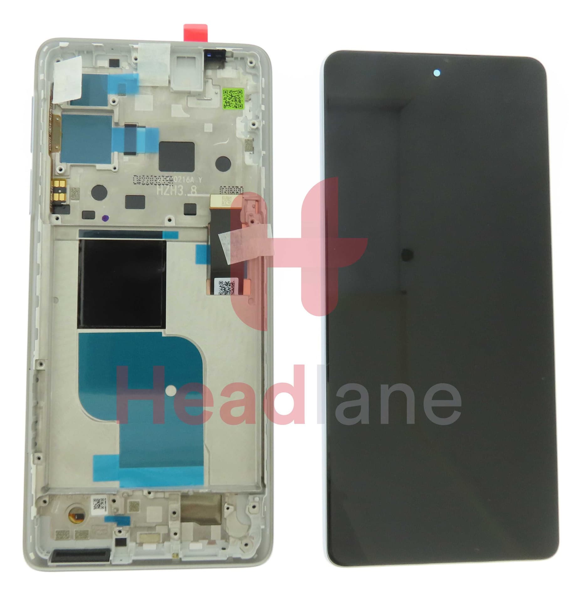 Motorola XT2201 Edge 30 Pro LCD Display / Screen + Touch - White - 5D68C20277 - Lenovo / Motorola Replacement Part