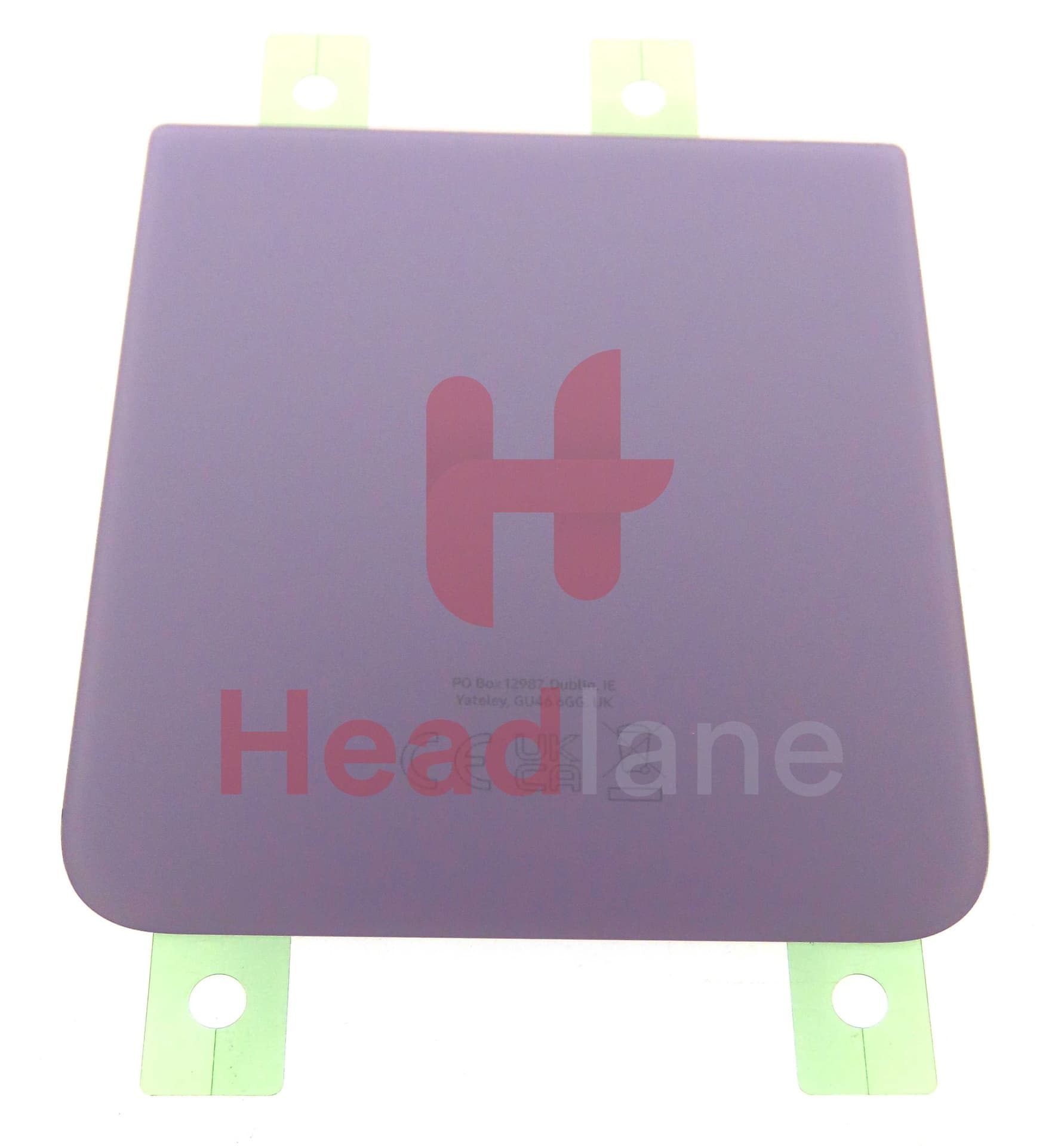 Samsung SM-F721 Galaxy Z Flip4 5G Back / Battery Cover - Bora Purple - GH82-29298B - Samsung Replacement Part