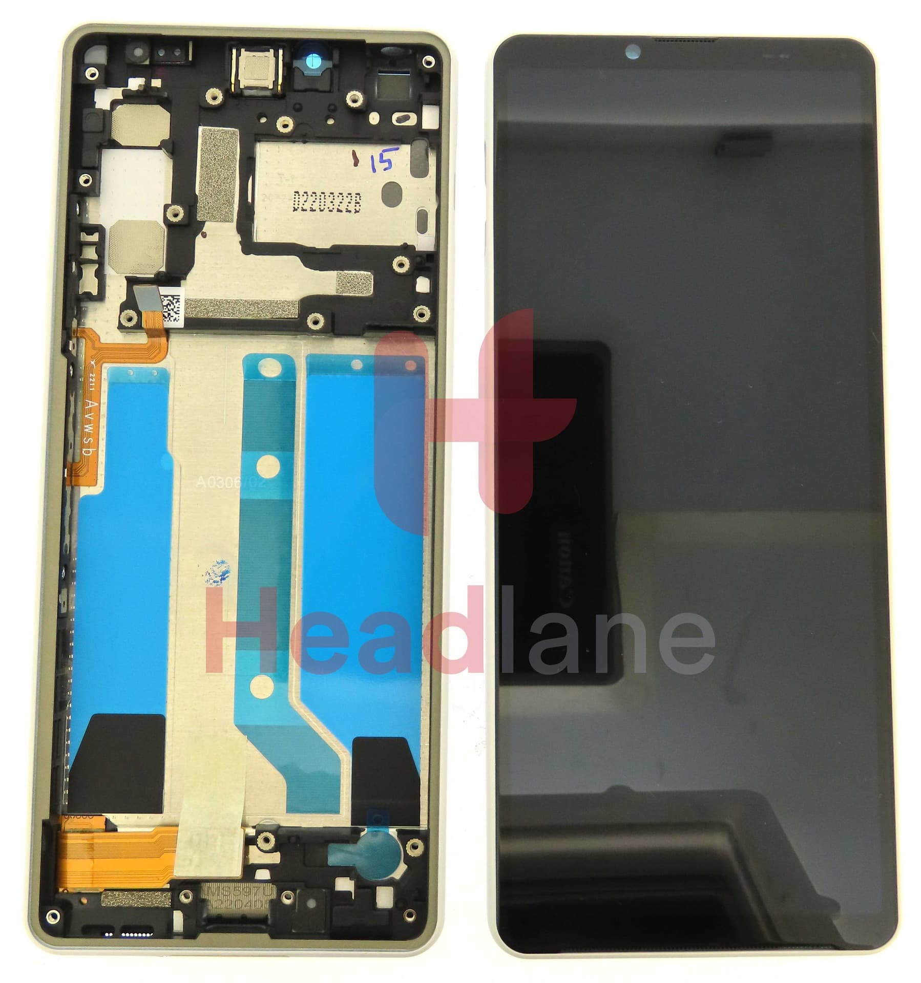 Sony XQ-CC54 Xperia 10 IV LCD Display / Screen + Touch - White - A5047174A - Sony Replacement Part
