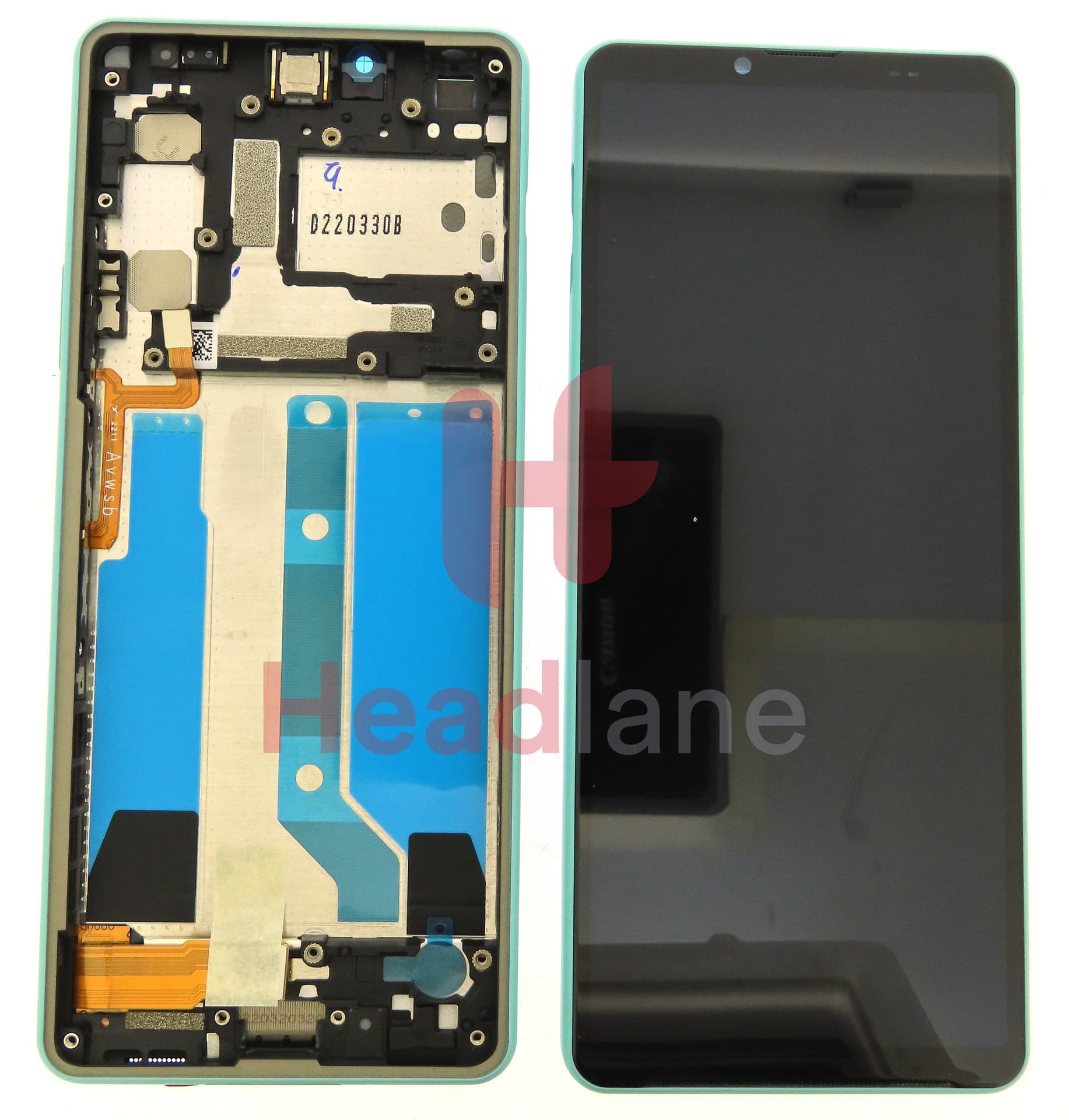 Sony XQ-CC54 Xperia 10 IV LCD Display / Screen + Touch - Mint / Green - A5047175A - Sony Replacement Part