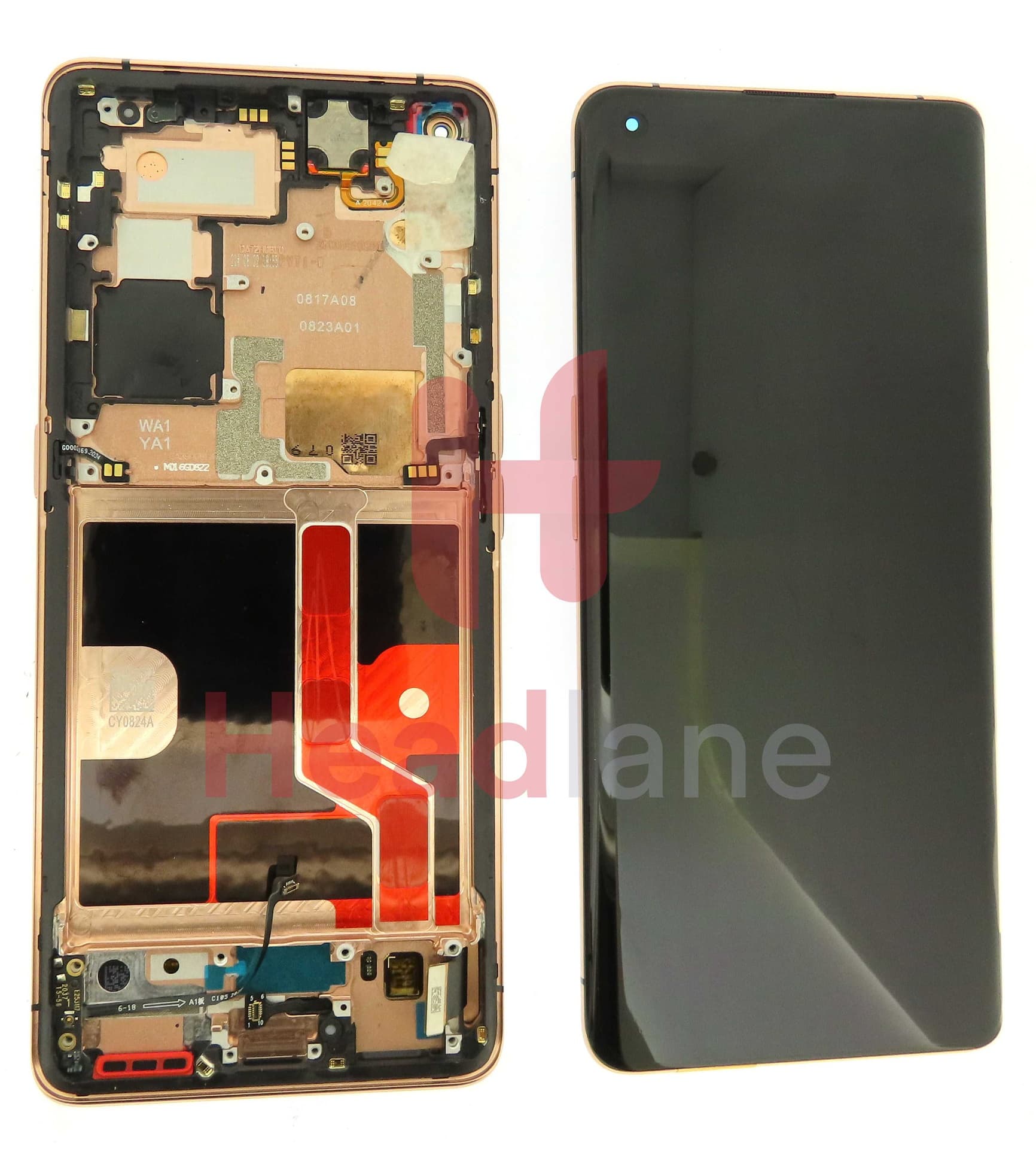 Oppo CPH2025 Find X2 Pro LCD Display / Screen + Touch - Orange - 4903838 - Oppo Replacement Part