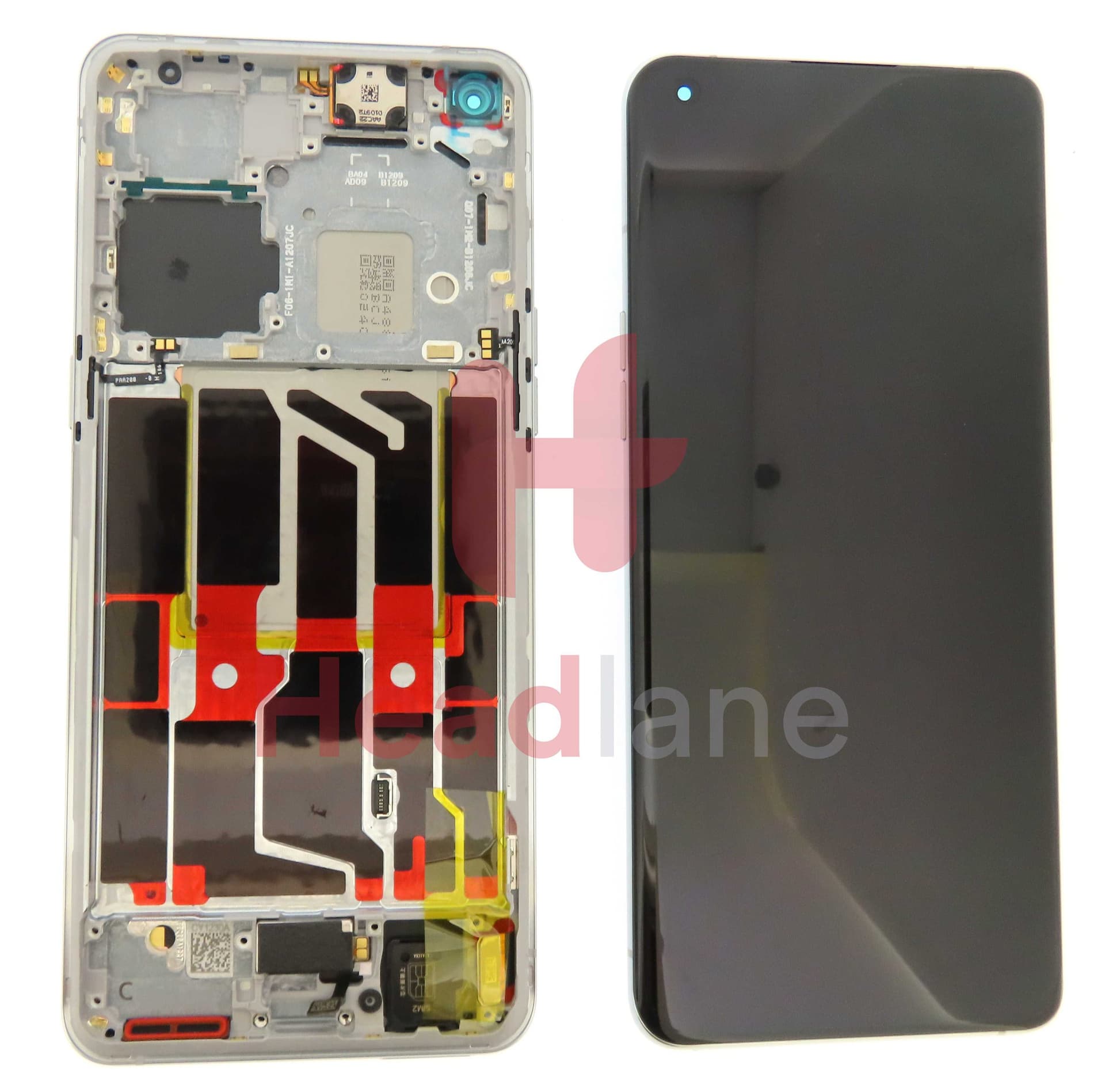 Oppo CPH2305 Find X5 Pro LCD Display / Screen + Touch - White - 4130011 - Oppo Replacement Part