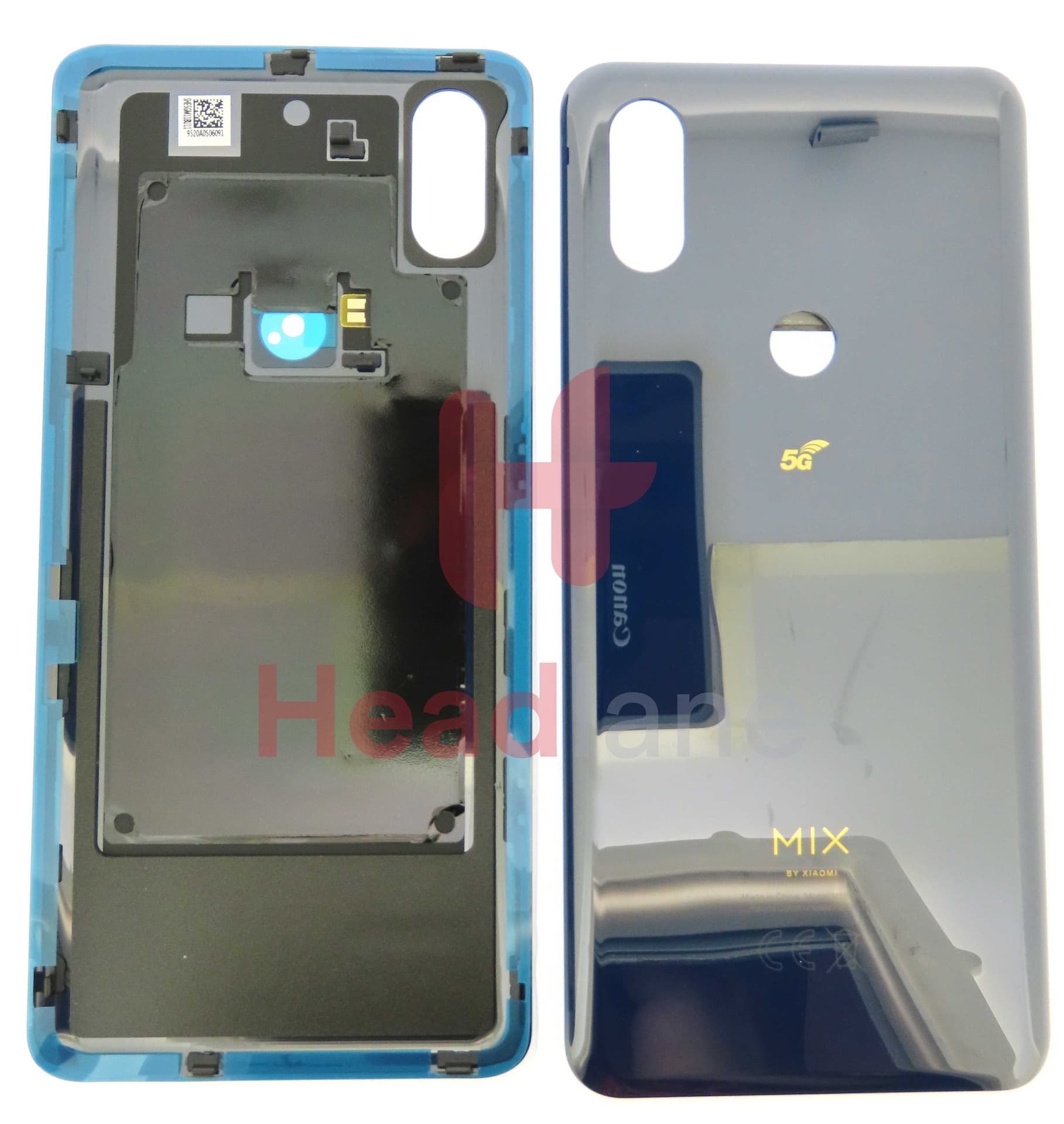 Xiaomi Mi Mix 3 5G Back / Battery Cover - Blue - 561020047033 - Xiaomi Replacement Part