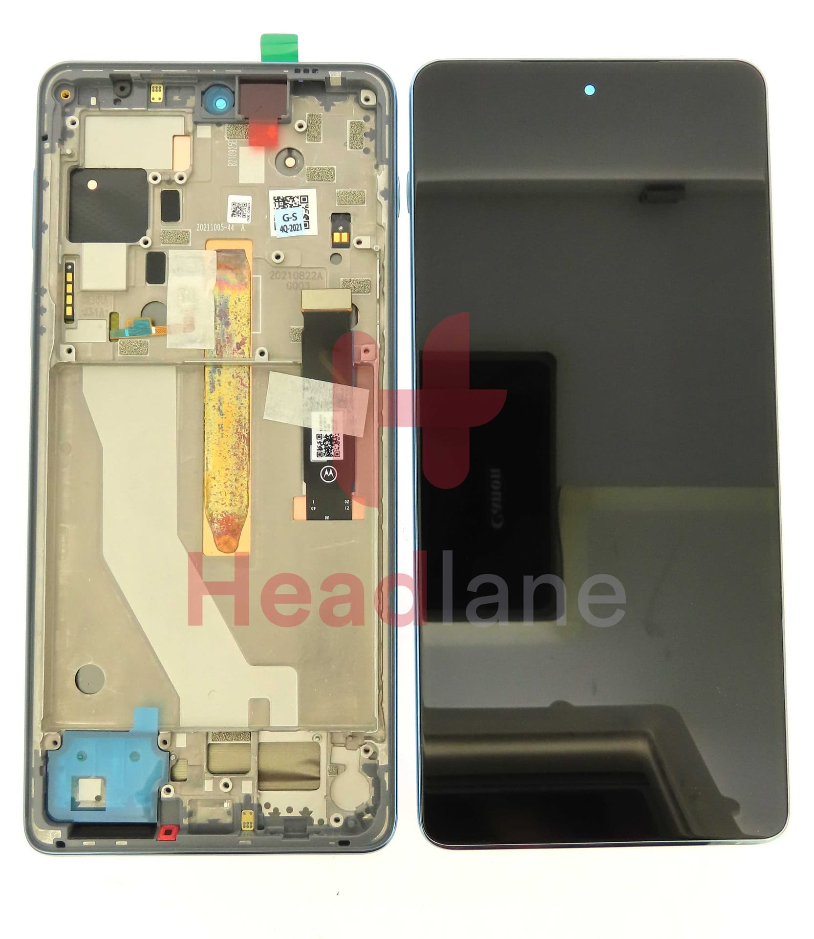 Motorola XT2153 Edge 20 Pro LCD Display / Screen + Touch - White - 5D68C19376 - Lenovo / Motorola Replacement Part