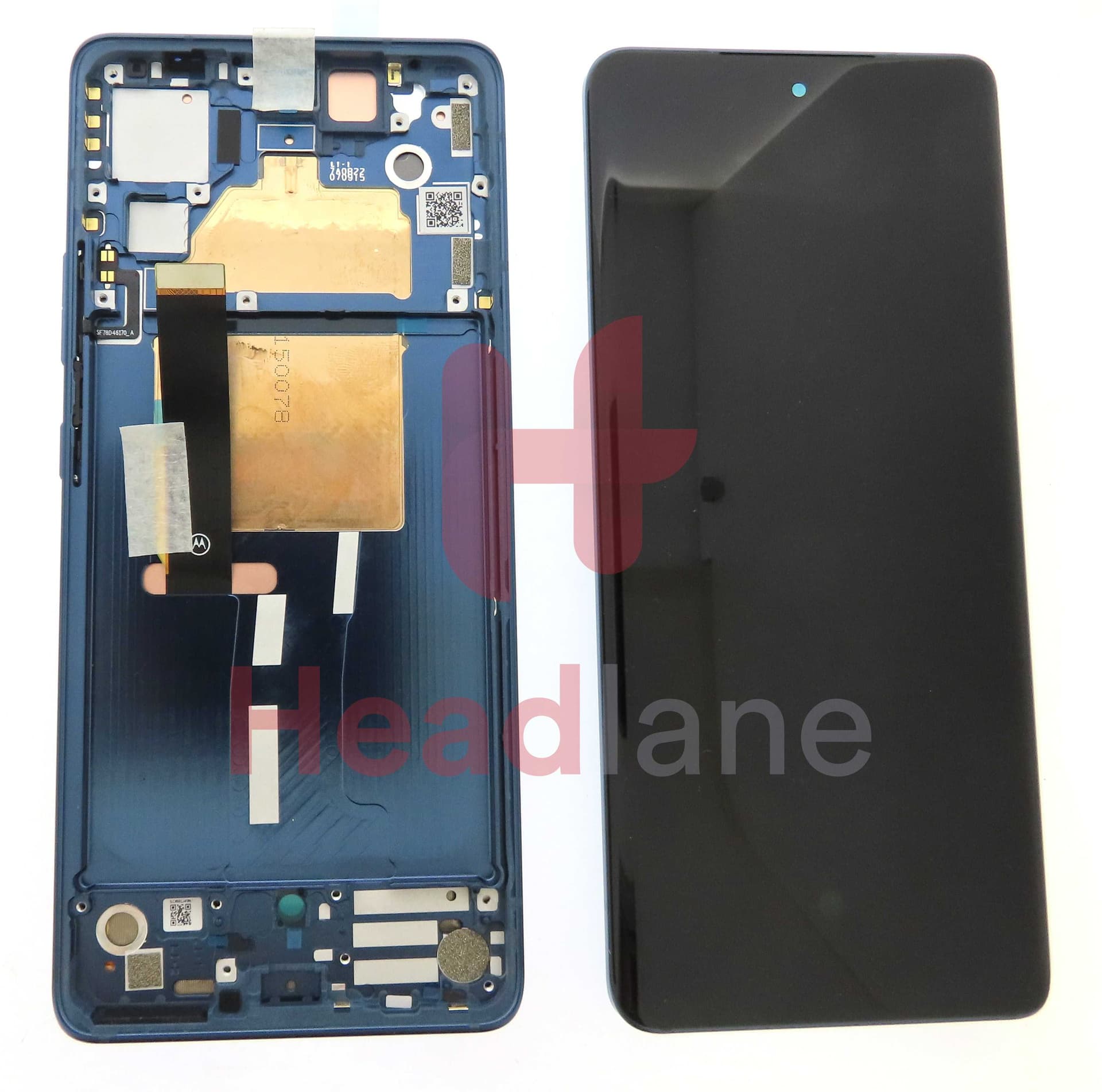 Motorola XT2243 Edge 30 Fusion LCD Display / Screen + Touch - Blue - 5D68C21538 - Lenovo / Motorola Replacement Part