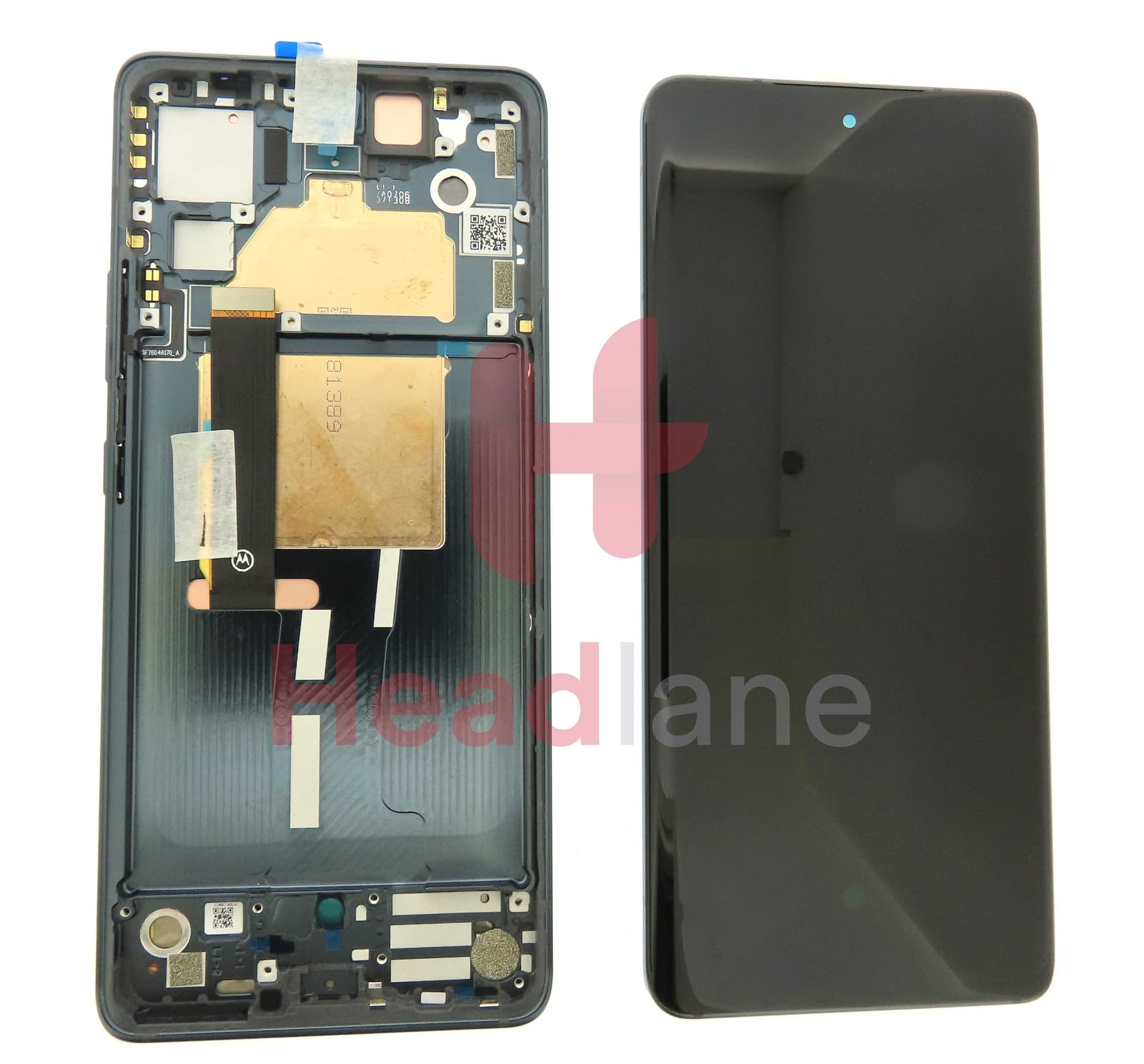 Motorola XT2243 Edge 30 Fusion LCD Display / Screen + Touch - Black - 5D68C21187 - Lenovo / Motorola Replacement Part
