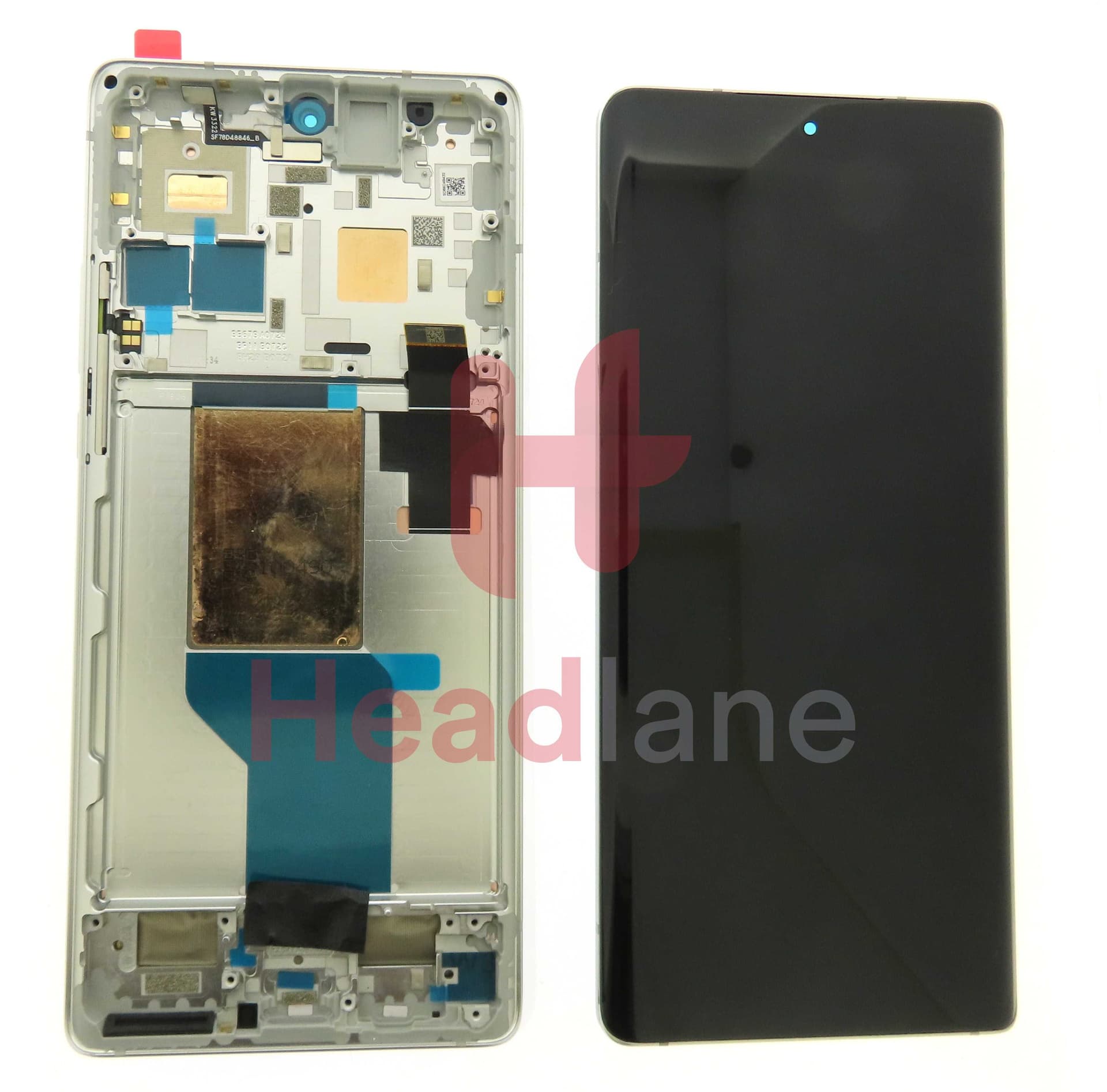 Motorola XT2241 Edge 30 Ultra LCD Display / Screen + Touch - White - 5D68C21453