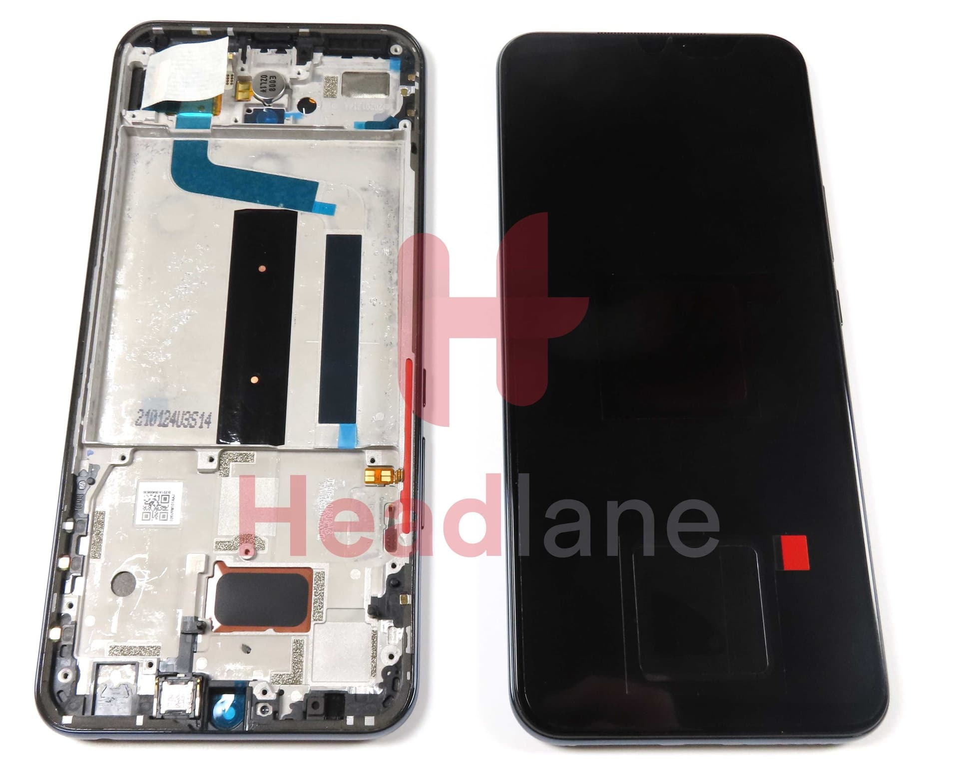 Xiaomi Mi 10 Lite 5G LCD Display / Screen + Touch - Black - 56000400J900 - Xiaomi Replacement Part