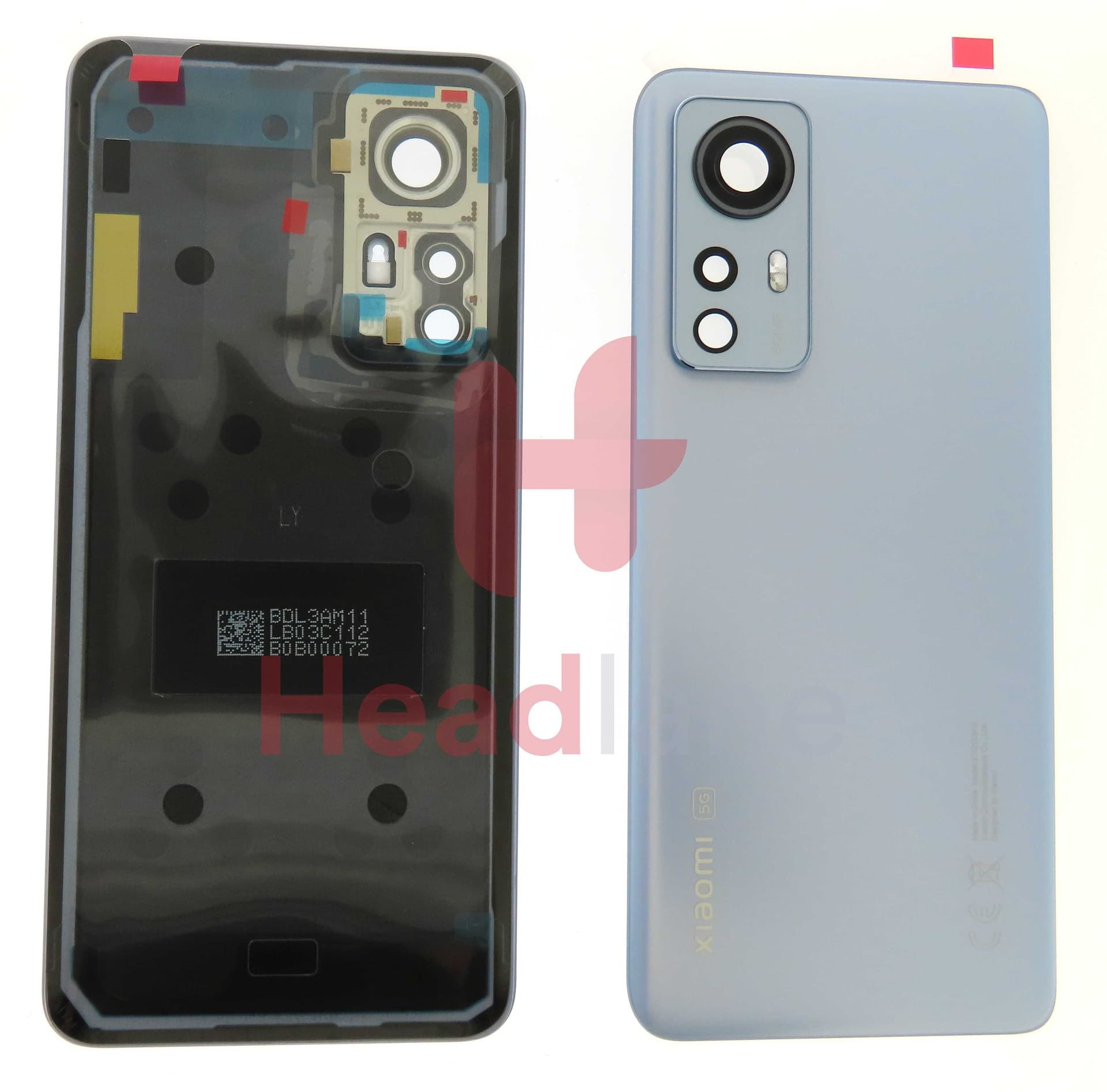 Xiaomi 12X Back / Battery Cover - Blue - 5600080L3A00 - Xiaomi Replacement Part