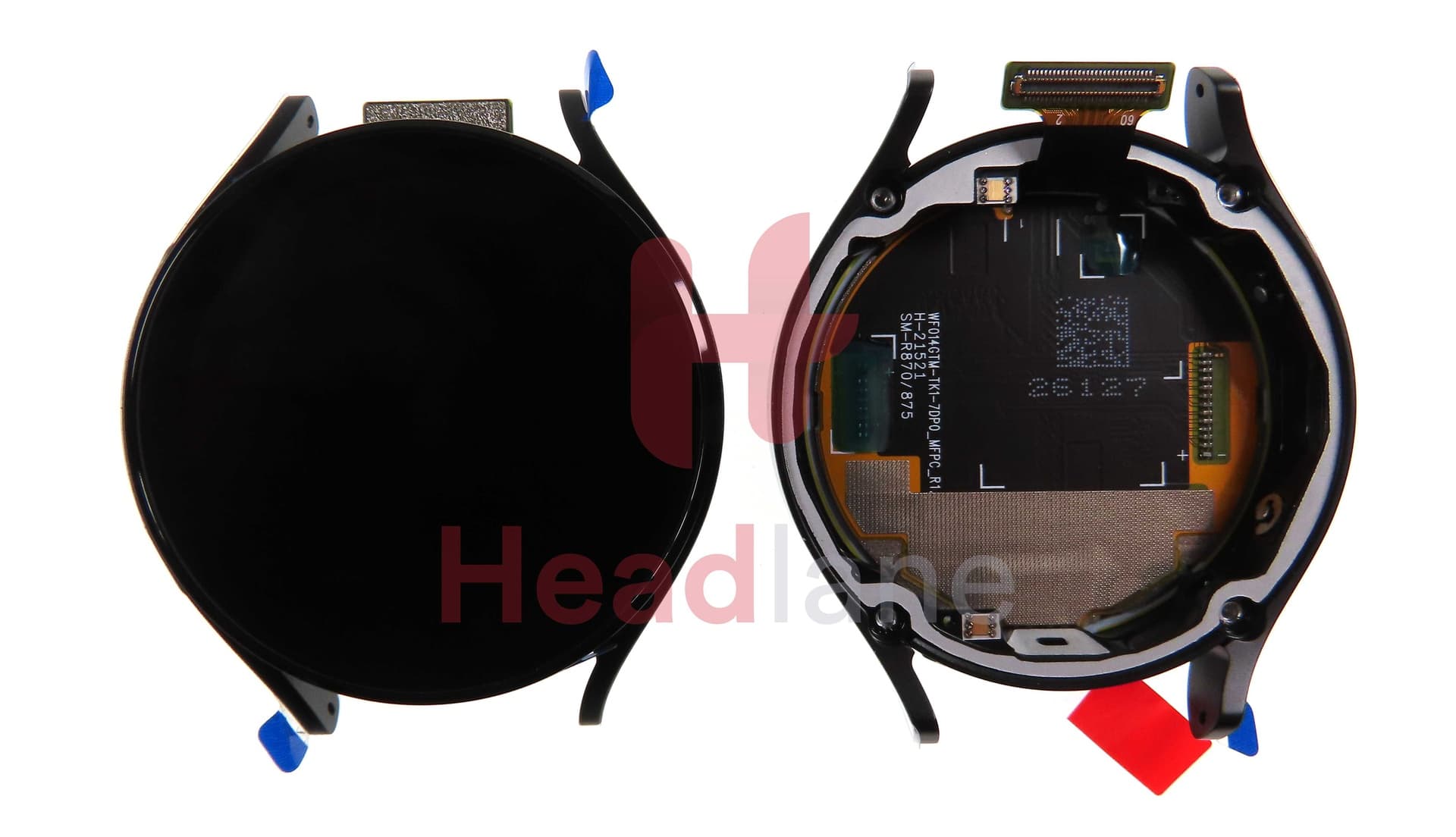 Samsung SM-R875 R870 Galaxy Watch4 LCD Display / Screen + Touch - Black - GH97-26410A - Samsung Replacement Part