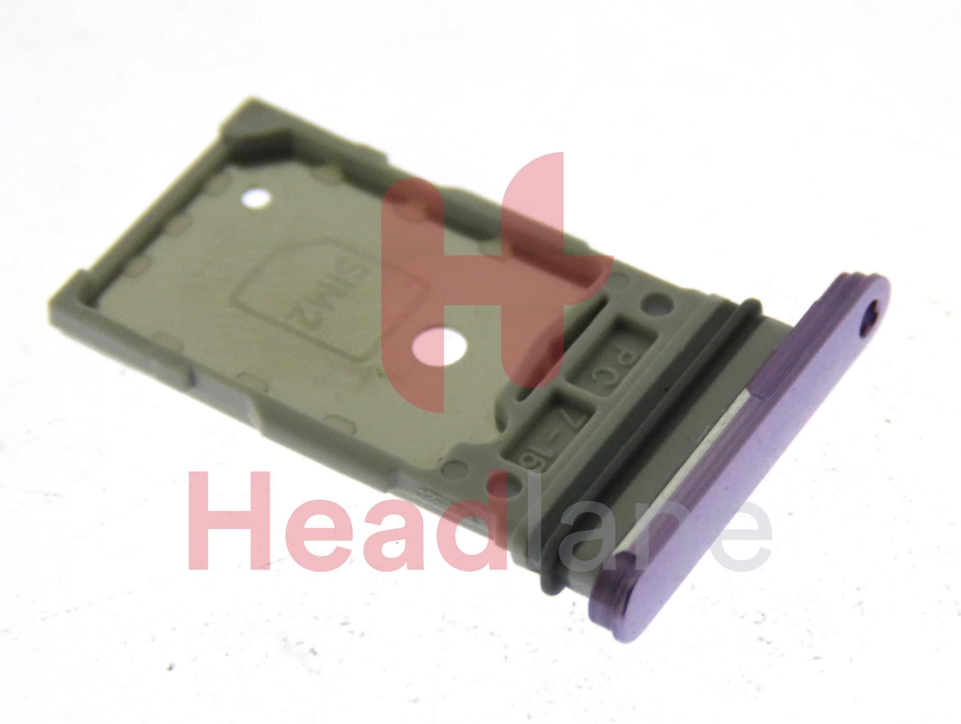 Samsung SM-S901 S906 Galaxy S22 / S22+ / Plus SIM Card Tray (Dual SIM) - Bora Purple - GH98-47086G - Samsung Replacement Part