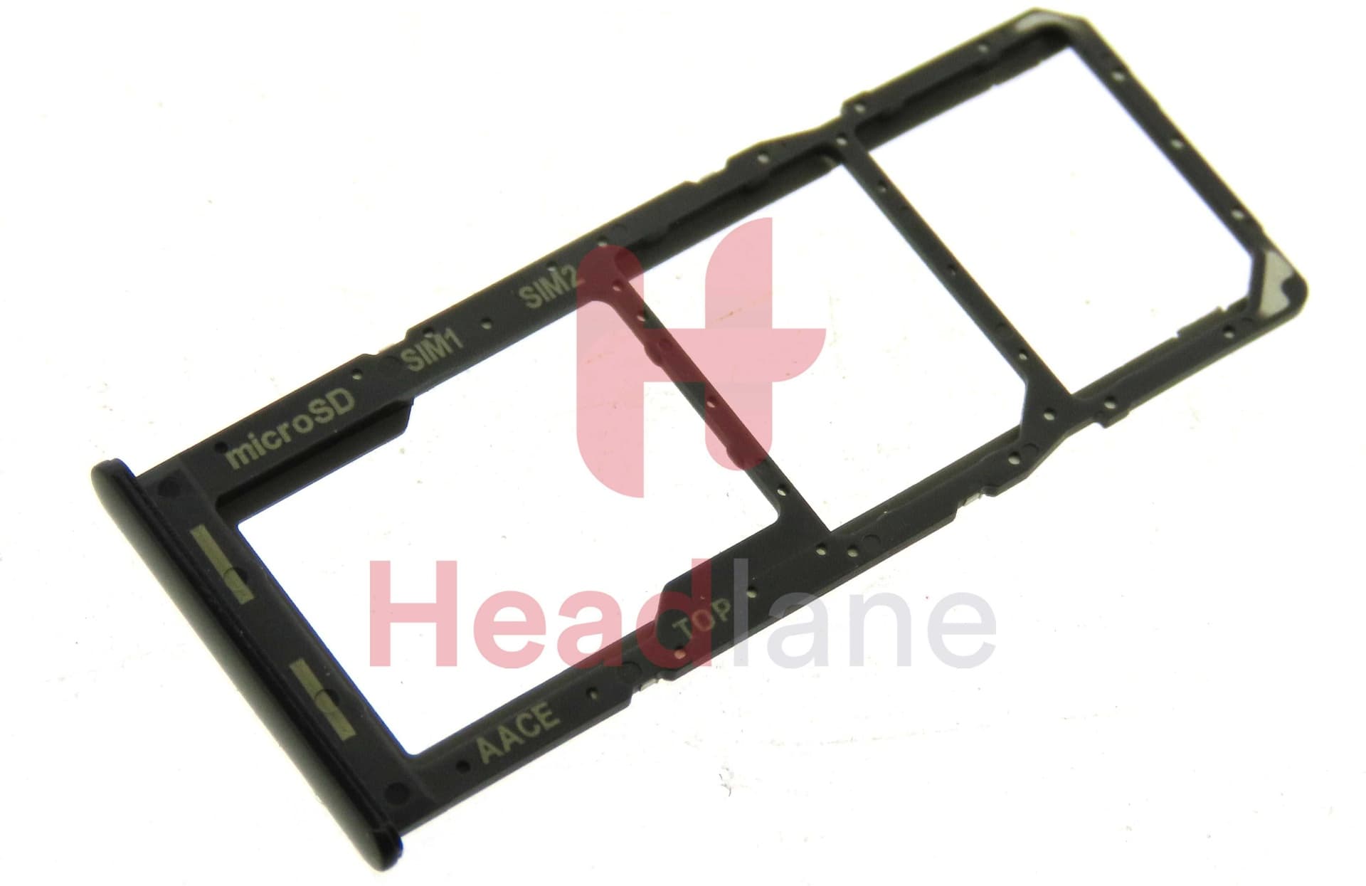 Samsung SM-A135 A137 Galaxy A13 SIM / Memory Card Tray - Black - GH98-47323A - Samsung Replacement Part