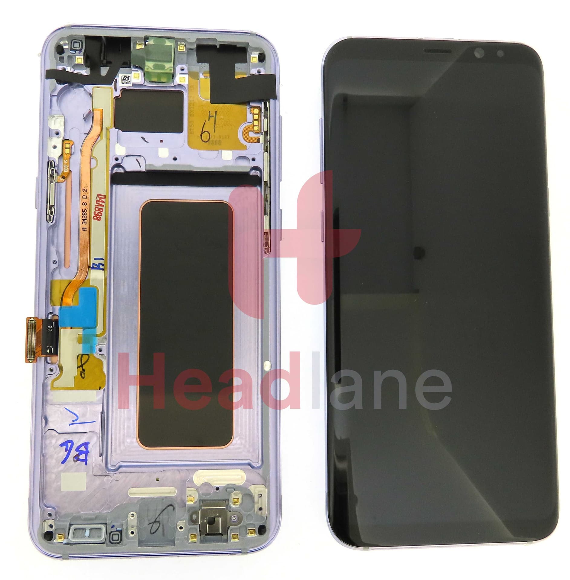 Samsung SM-G955 Galaxy S8+ LCD Display / Screen + Touch - Orchid Grey - GH97-20564C - Samsung Replacement Part