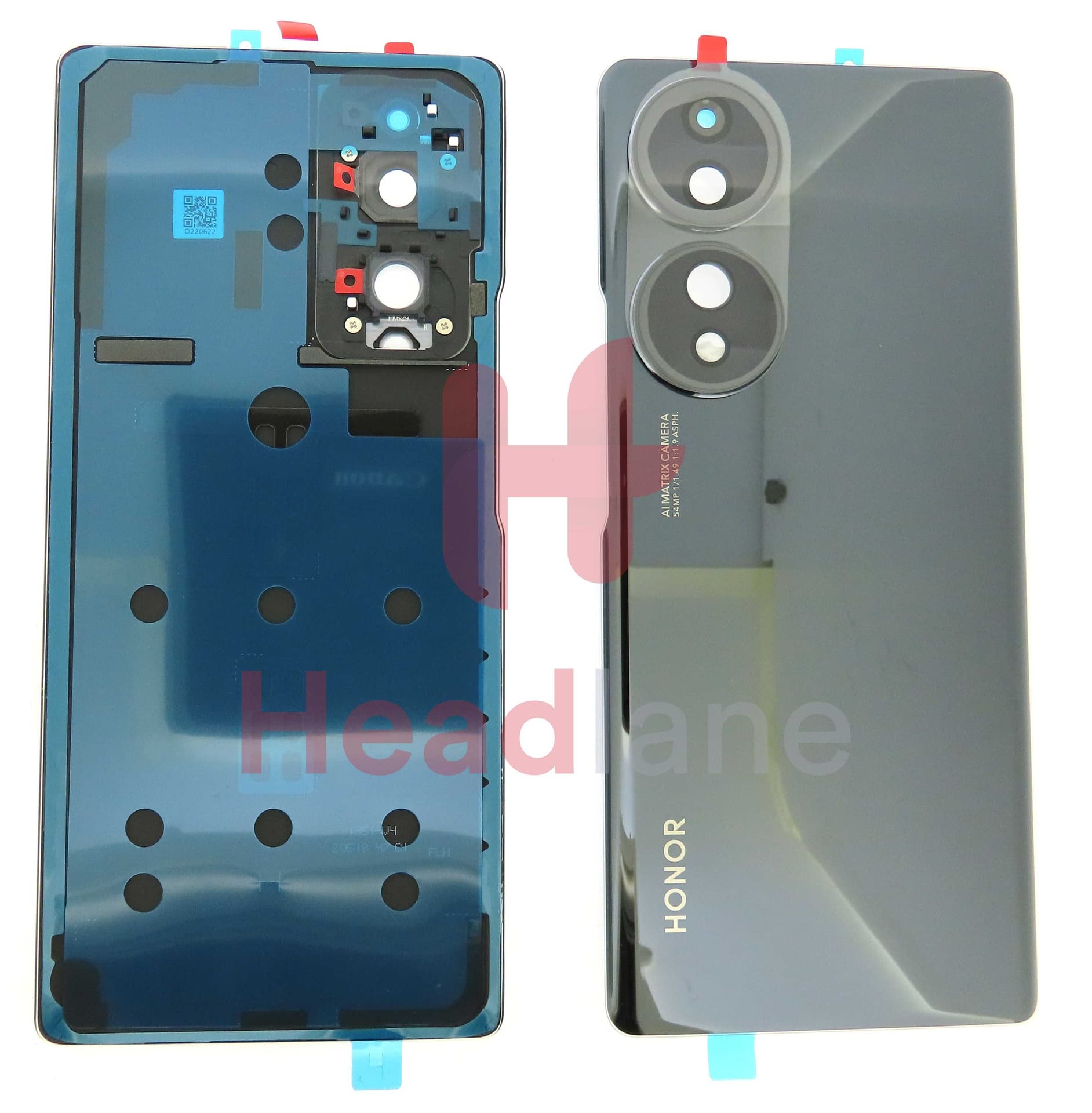 Honor 70 Back / Battery Cover - Black - 0235ACMP - Honor Replacement Part