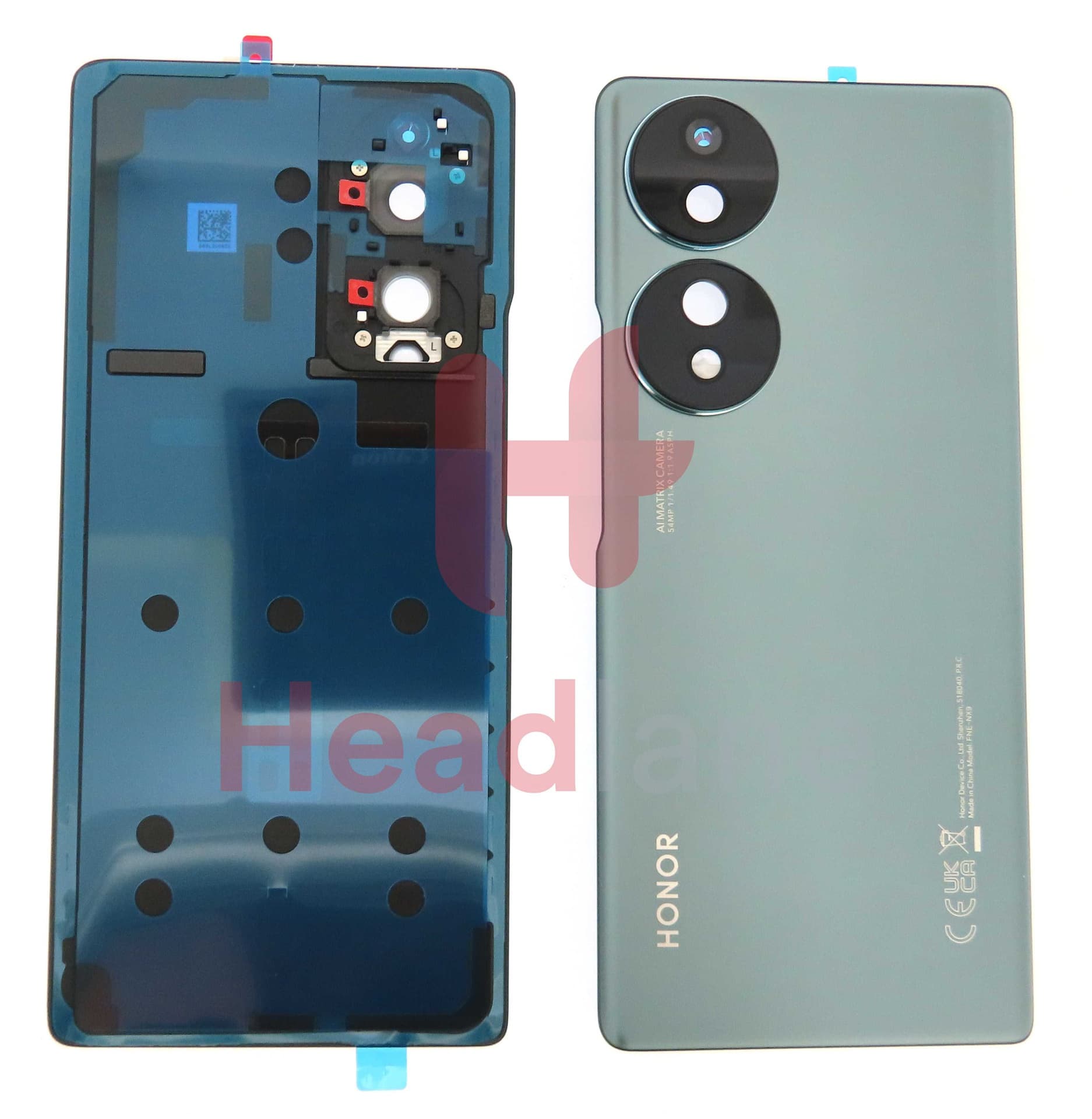 Honor 70 Back / Battery Cover - Green - 0235ACMR - Honor Replacement Part