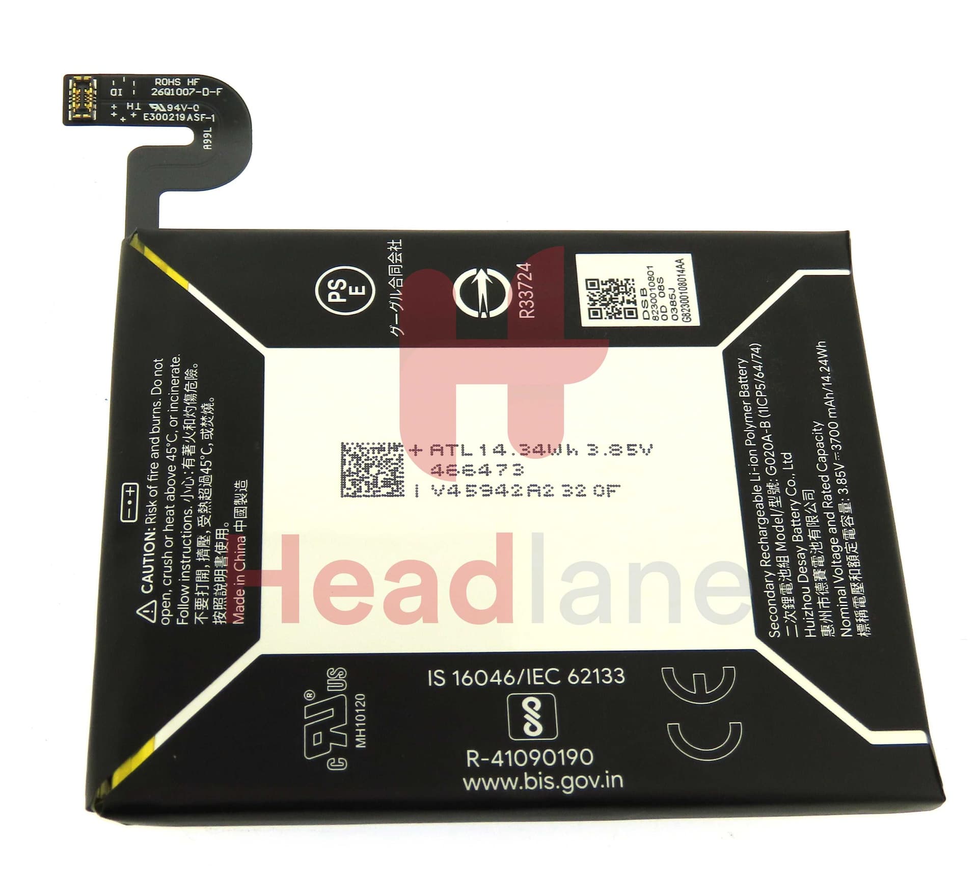 Google Pixel 3A XL Internal Battery - G823-00108-01 - Google Replacement Part