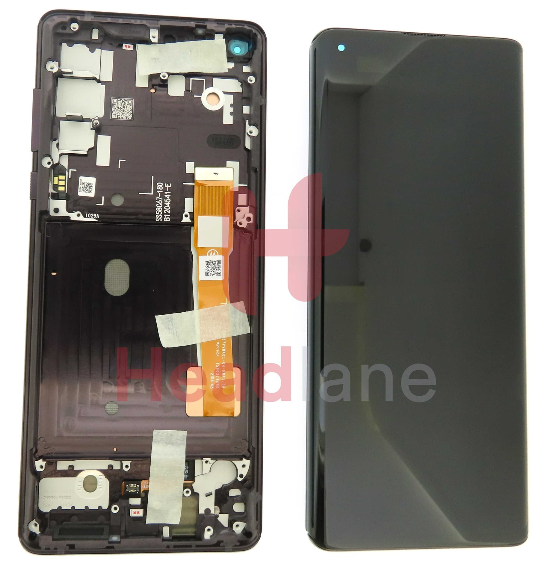 Motorola XT2063 Moto Edge LCD Display / Screen + Touch - Magenta - 5D68C17031 - Lenovo / Motorola Replacement Part